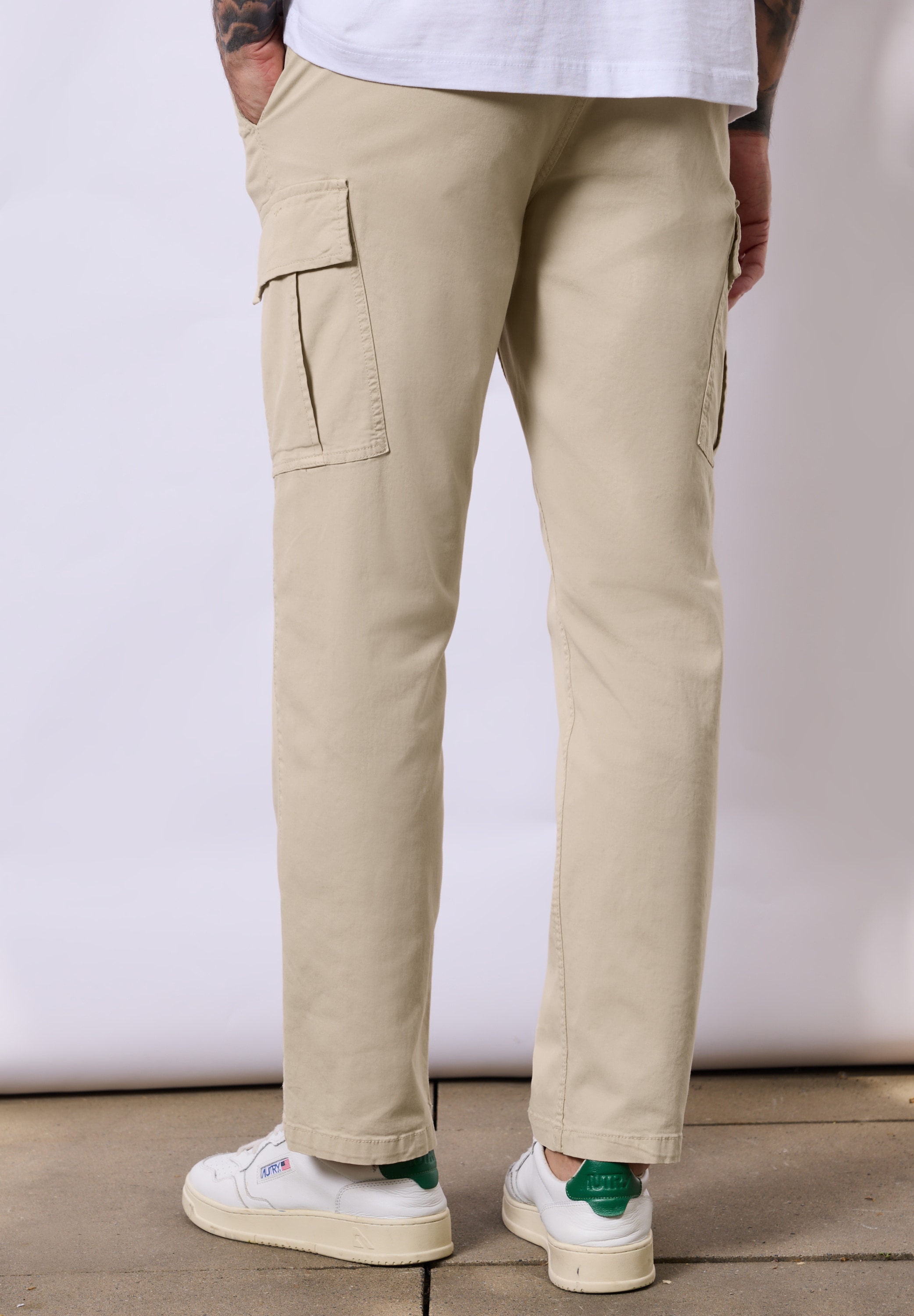 STREET ONE MEN Cargohose, Middle Waist