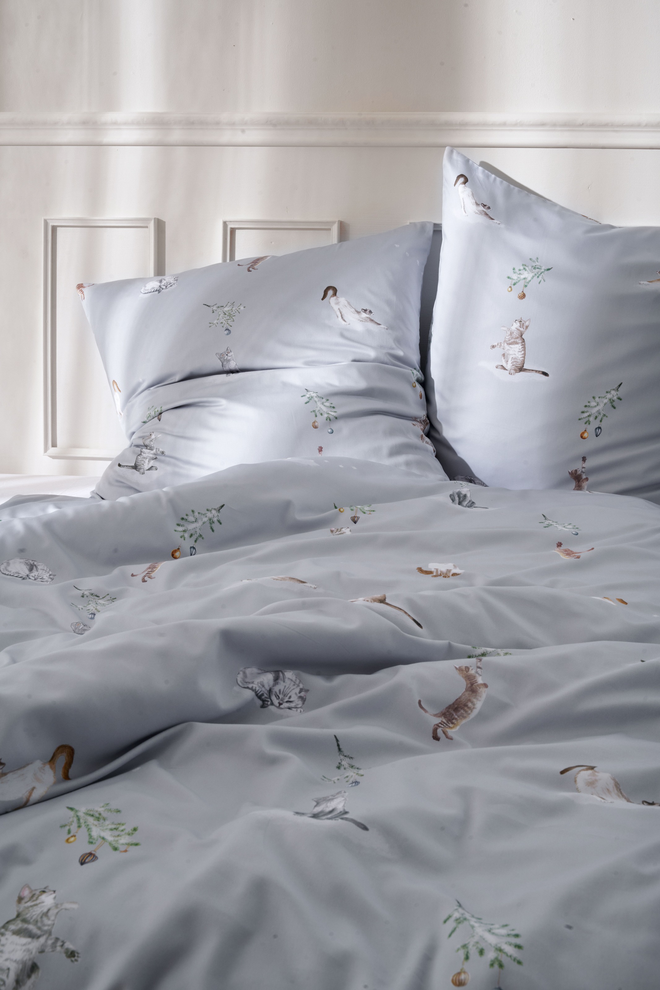 APELT Bettwäsche "Cats GOTS" 2 Stk. Katzenmotive günstig online kaufen