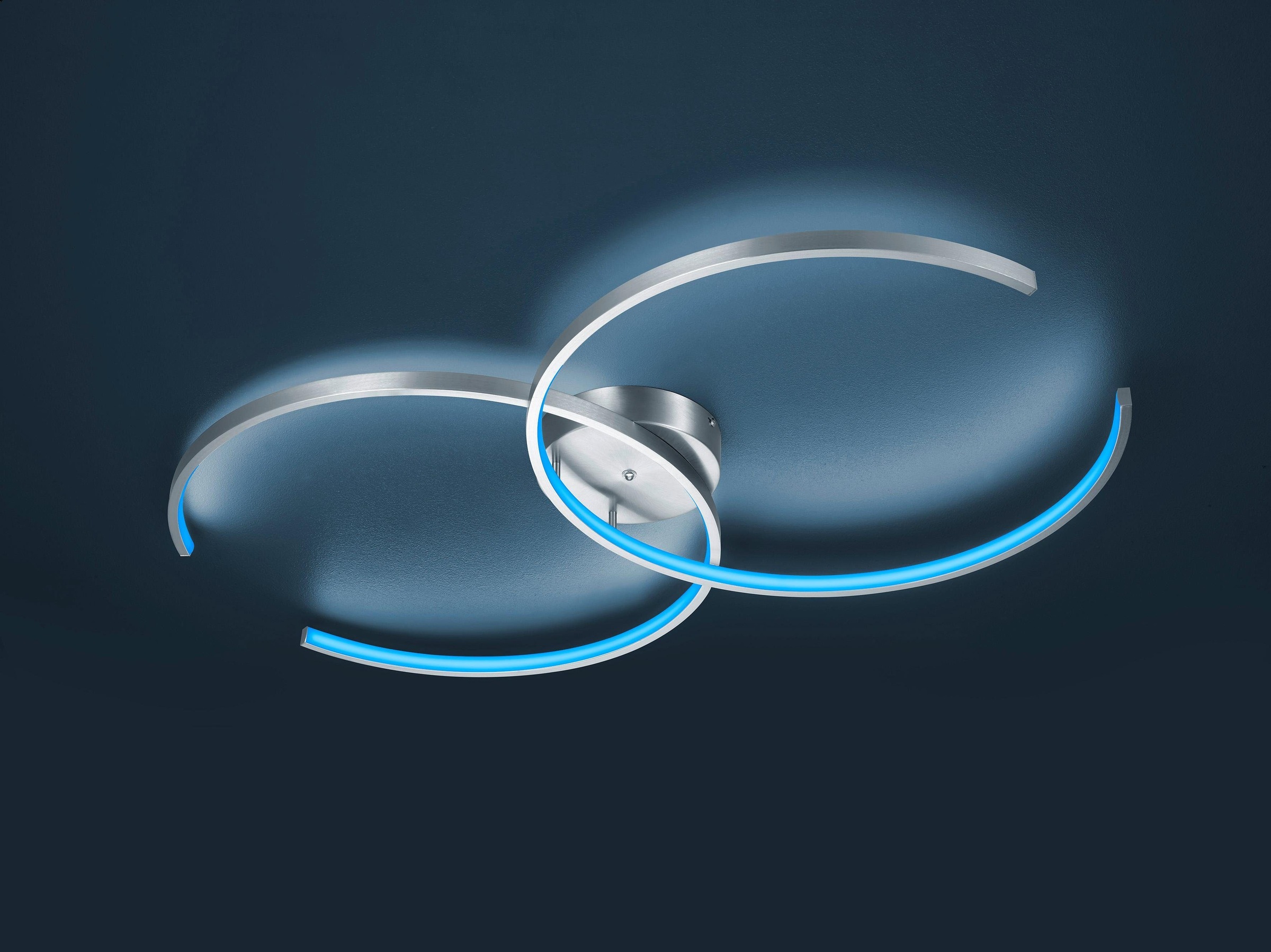 TRIO Leuchten LED Deckenleuchte »CITIZEN«, 2 flammig, Leuchtmittel LED-Board | LED fest integriert, WiZ Smarthome Deckenleuchte App Steuerung