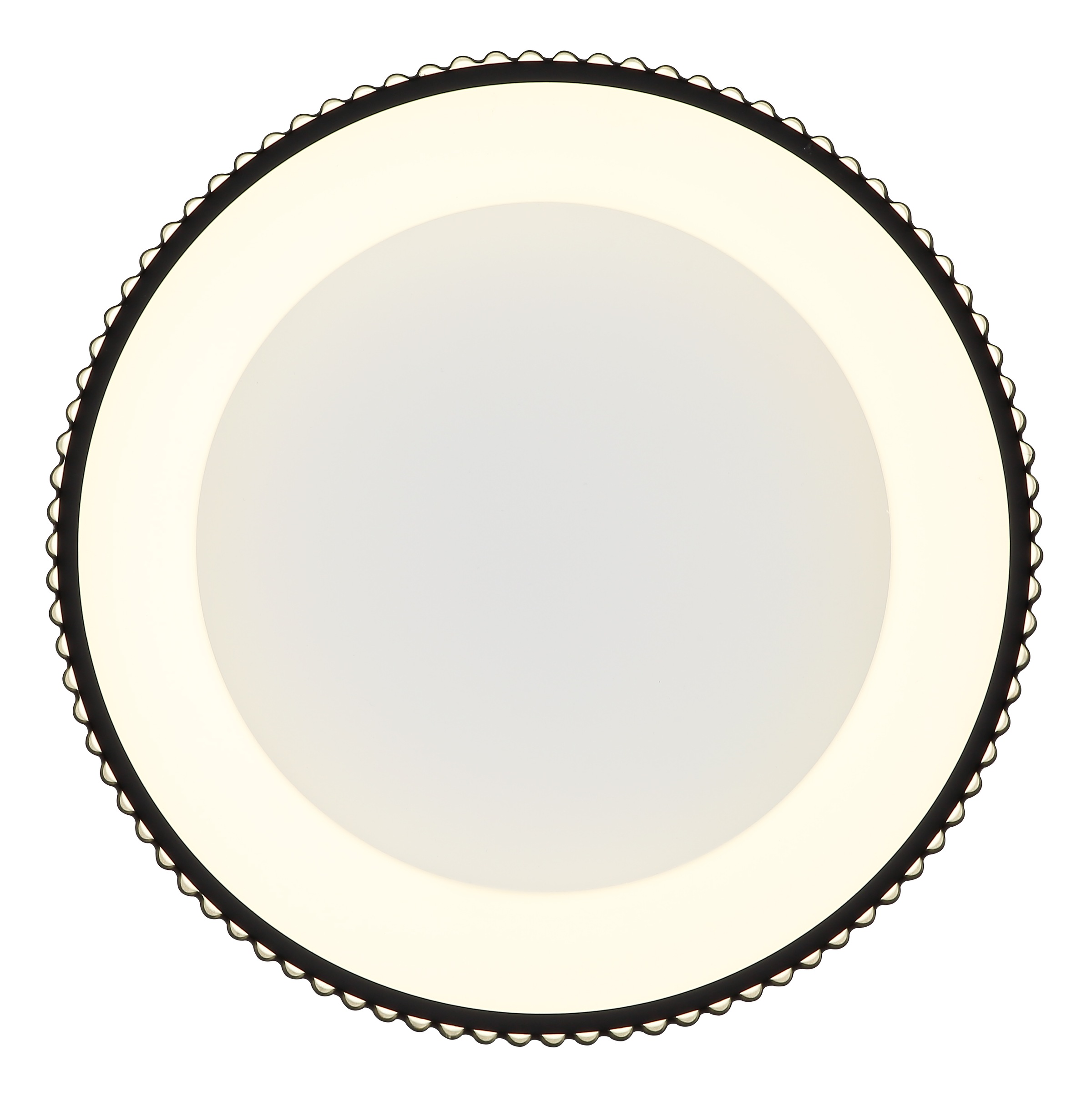 GLOBO LIGHTING Deckenleuchte »KEMP« LED-Modul 1 Stk. LED Deckenleuchte weiß matt mit schwarz matt, dimmbar, Memory