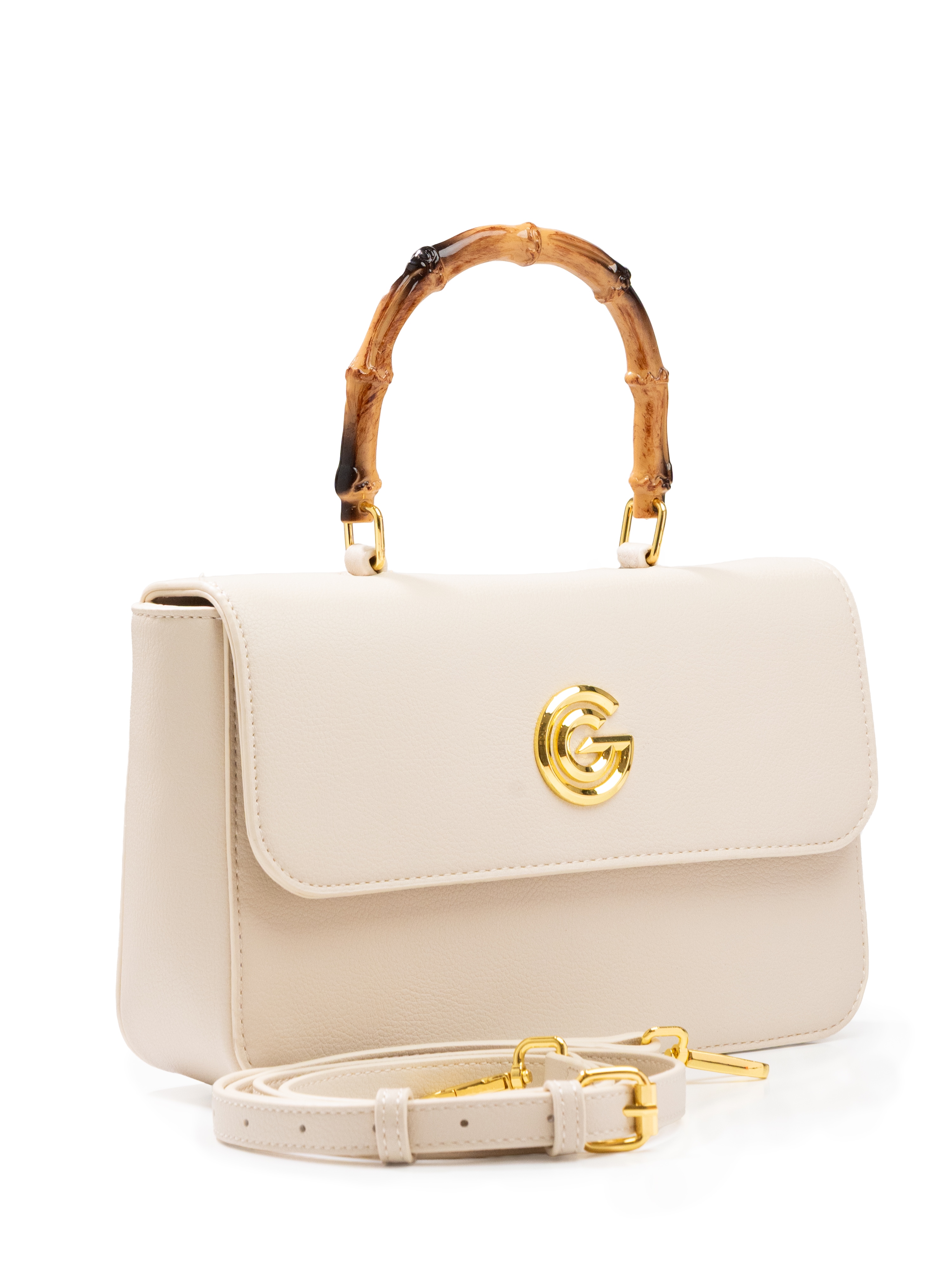 GABRIELLA G By Gabriella Gucci Handtasche "AGATHA" Damen Henkeltasche, Schultertasche, Umhängetasche mit Logoapplikation