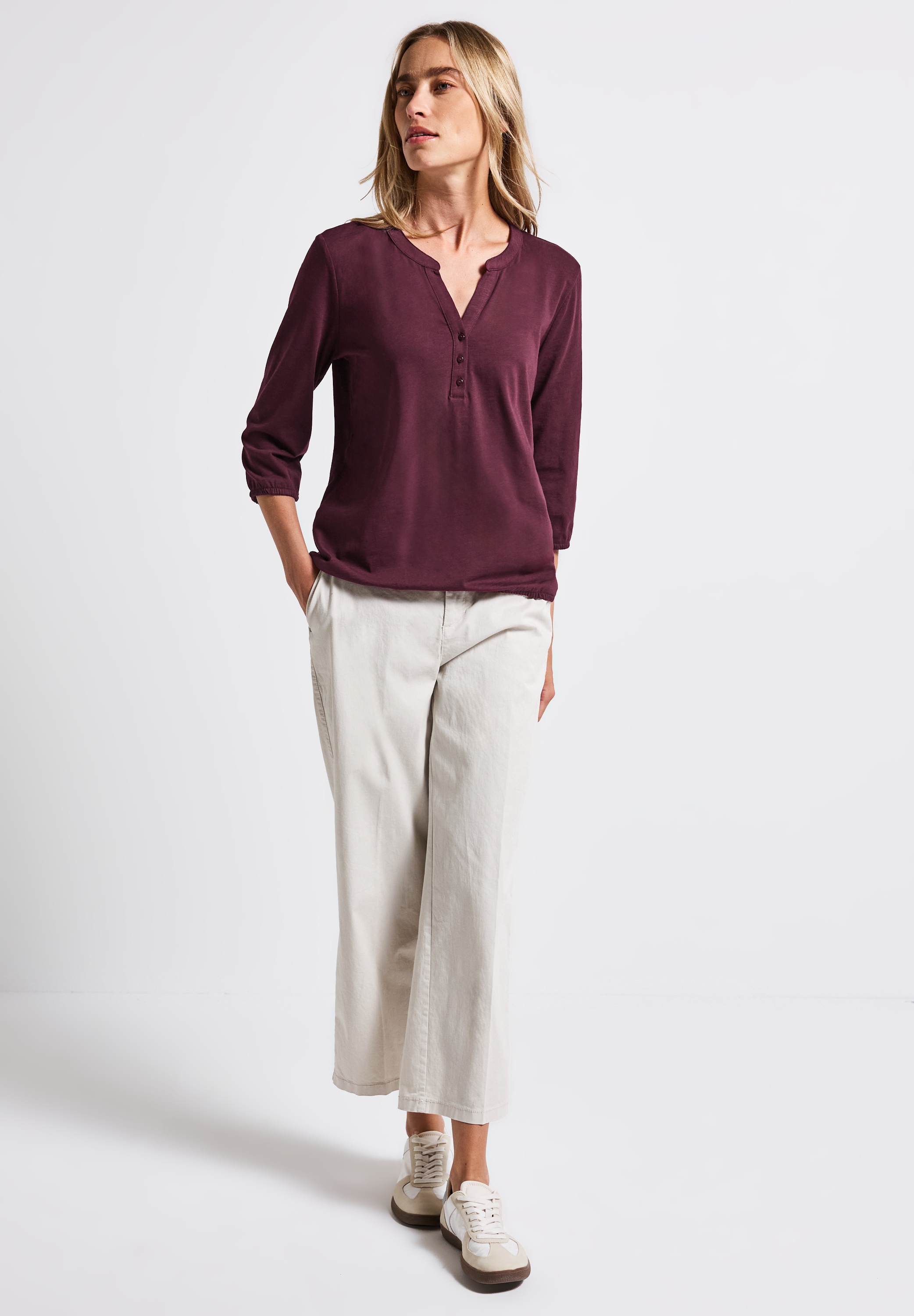 STREET ONE Tunikashirt, aus reiner Baumwolle