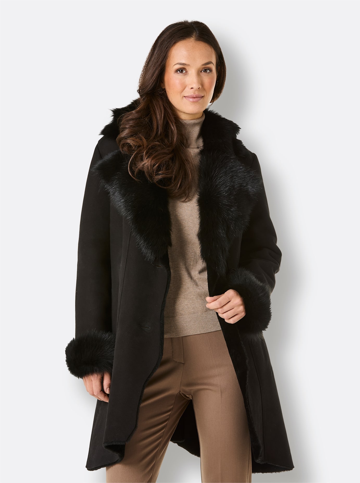 CREATION L PREMIUM Ledermantel