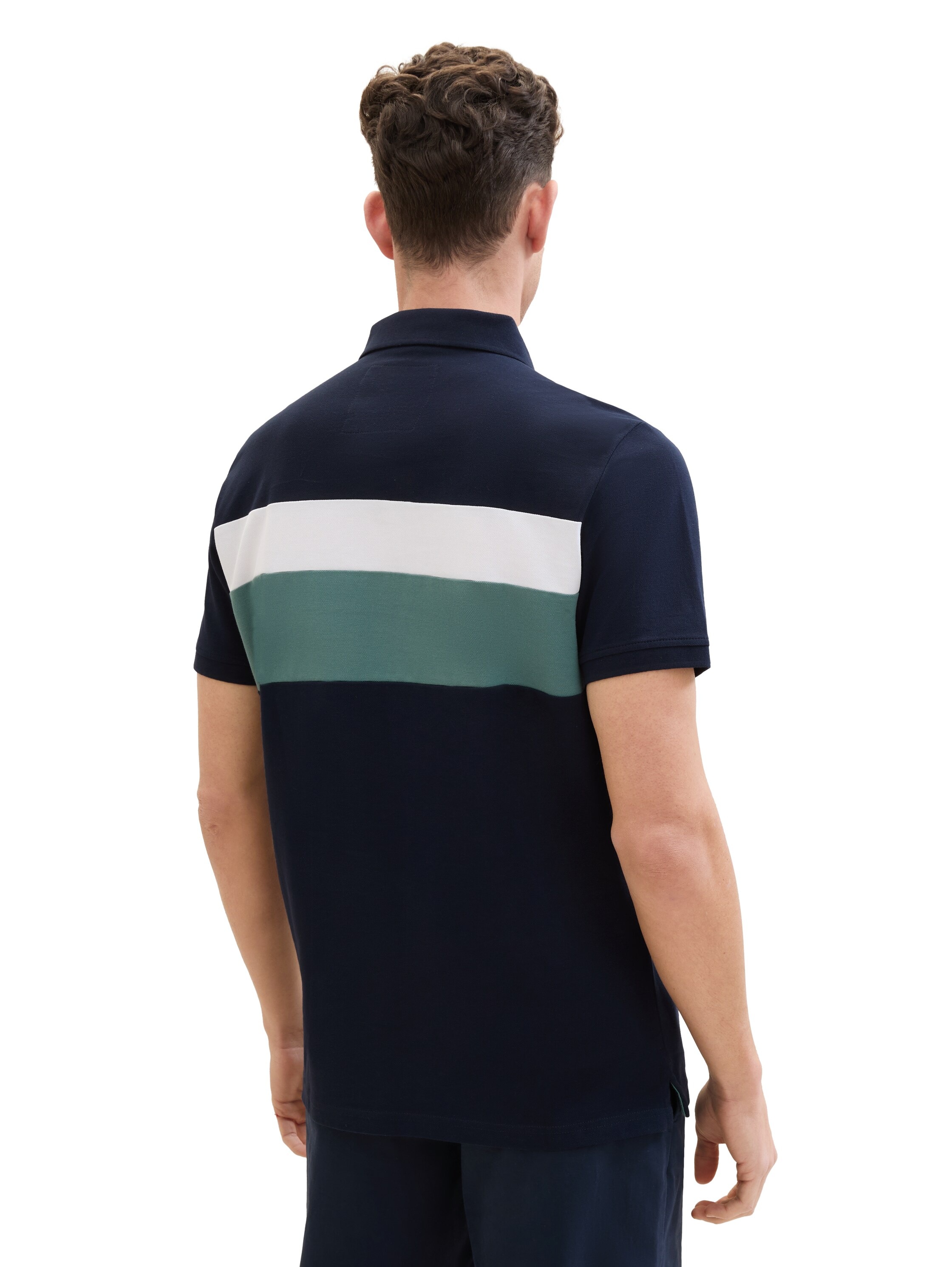 TOM TAILOR Poloshirt, mit Logoprägung auf der Brust