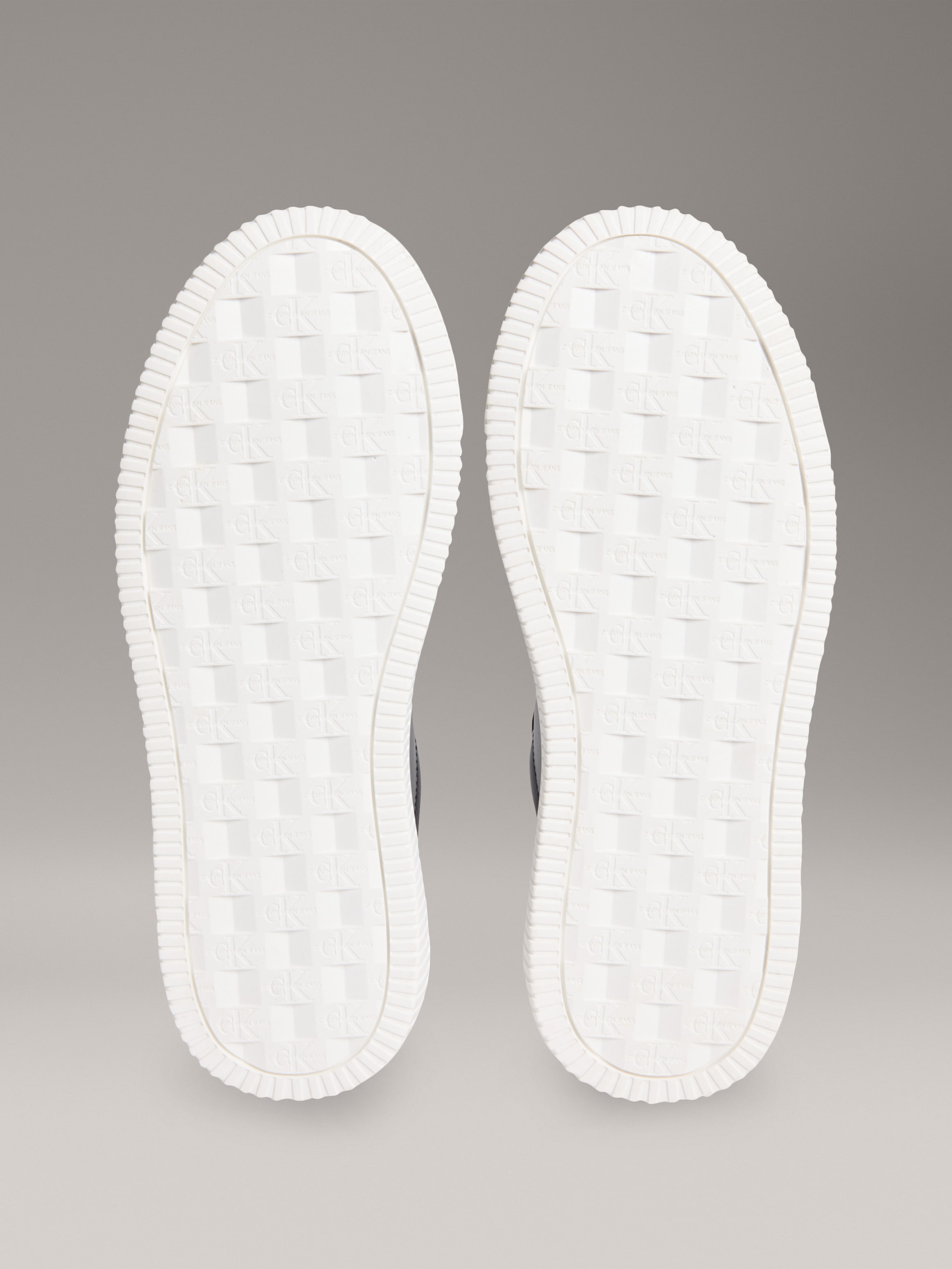 Calvin Klein Jeans Sneaker »CHUNKY CUPSOLE MONO LTH«, Schnürschuh, Halbschuh, Freizeitsneaker mit seitlichem Logo