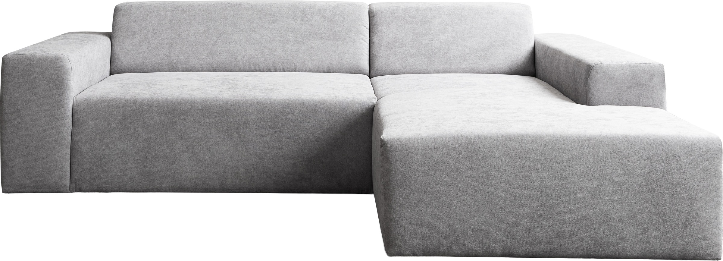 WERK2 Ecksofa »Zeus-L Breite: 253 cm, modern & zeitlos, bequemes Sofa« moderne Optik mit abgerundeten Kanten