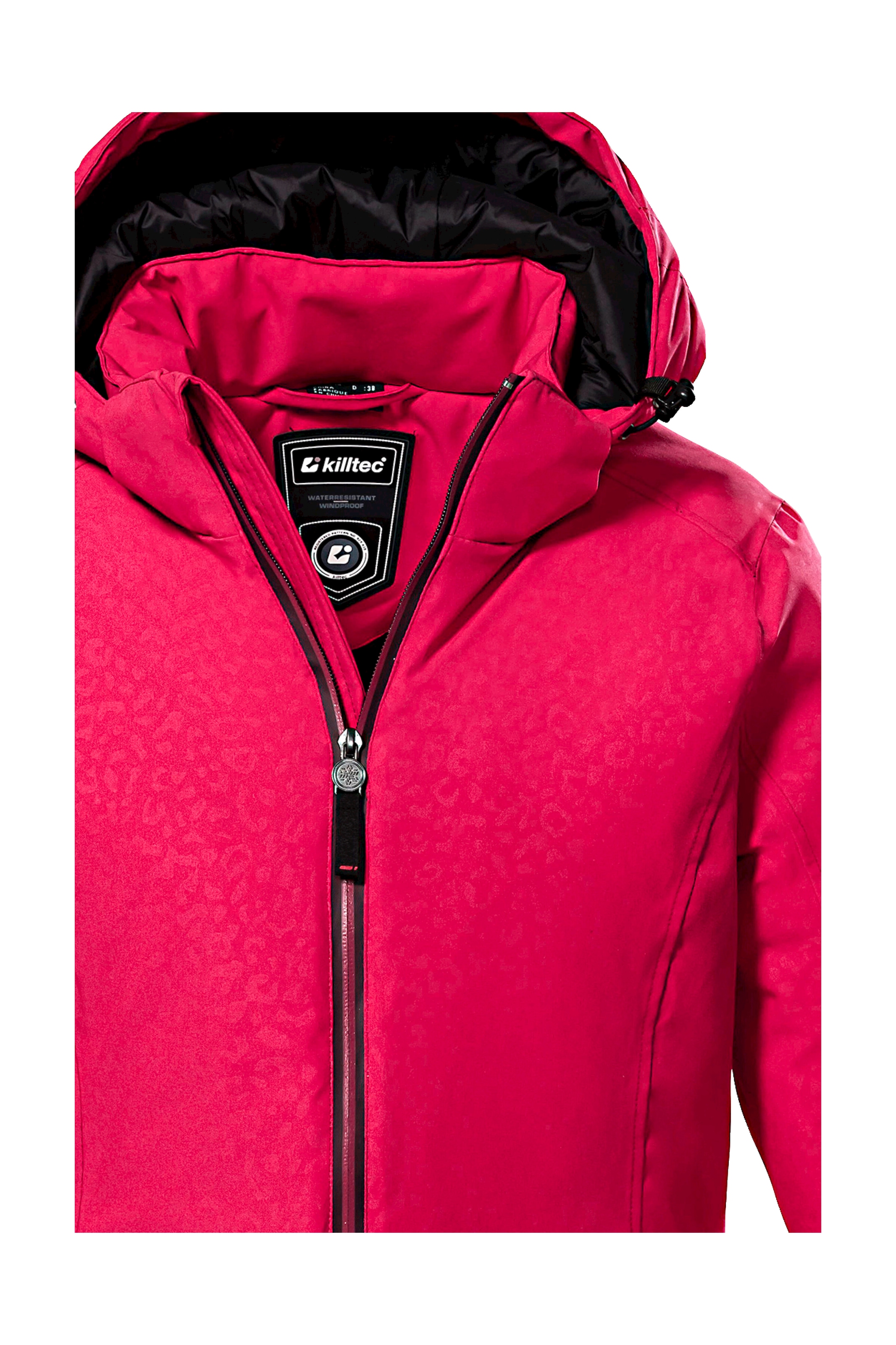 Killtec Skijacke »KSW 111 WMN SKI JCKT«, Wasserdichte Jacke mit 10.000 mm Wassersäule und abnehmbarer Kapuze