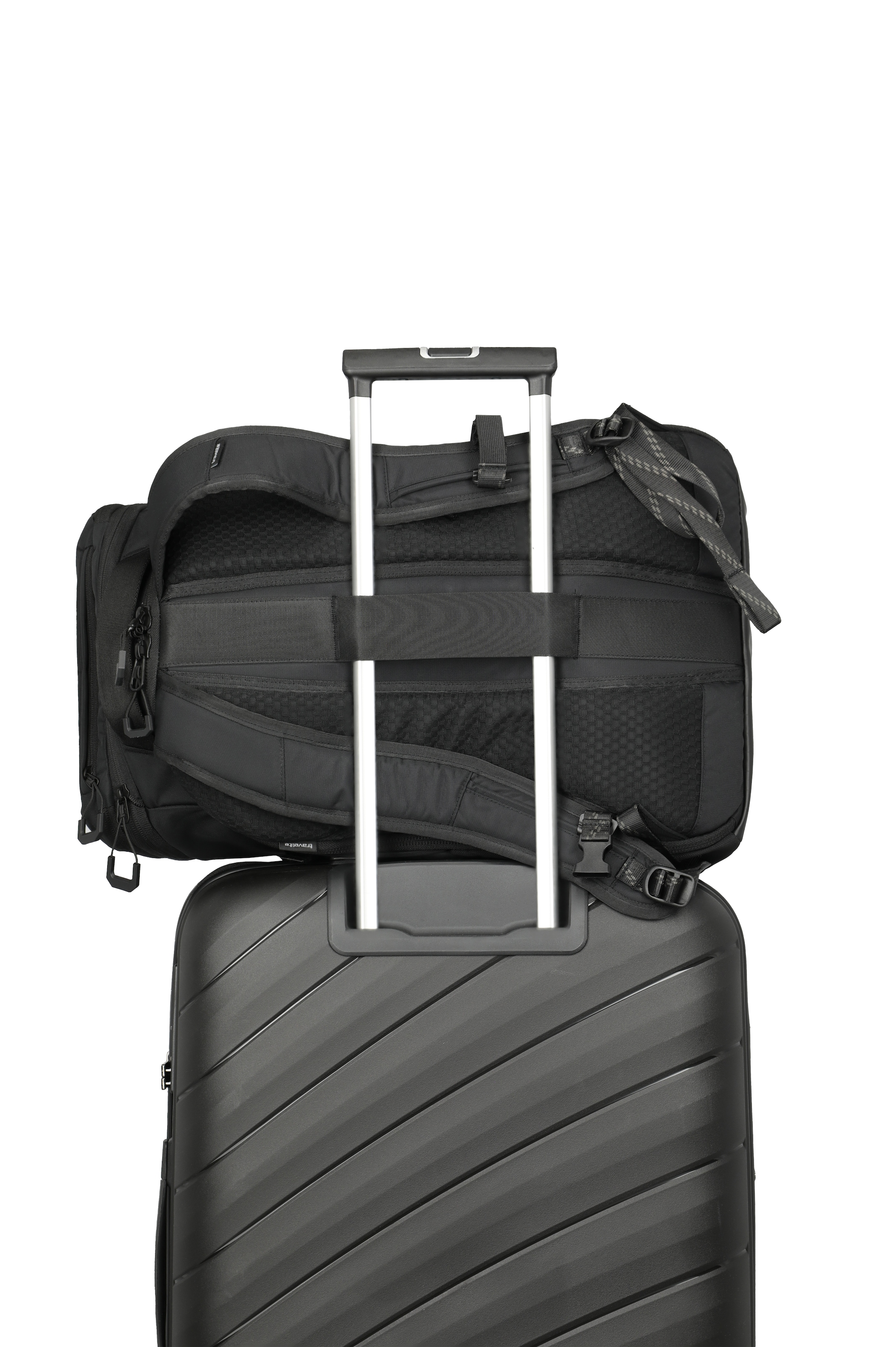 travelite 1100000002199 »VENTURE LINE Rucksack mit Laptopfach« mit Aufsteckfunktion und Laptopfach – vielseitig nutzbar