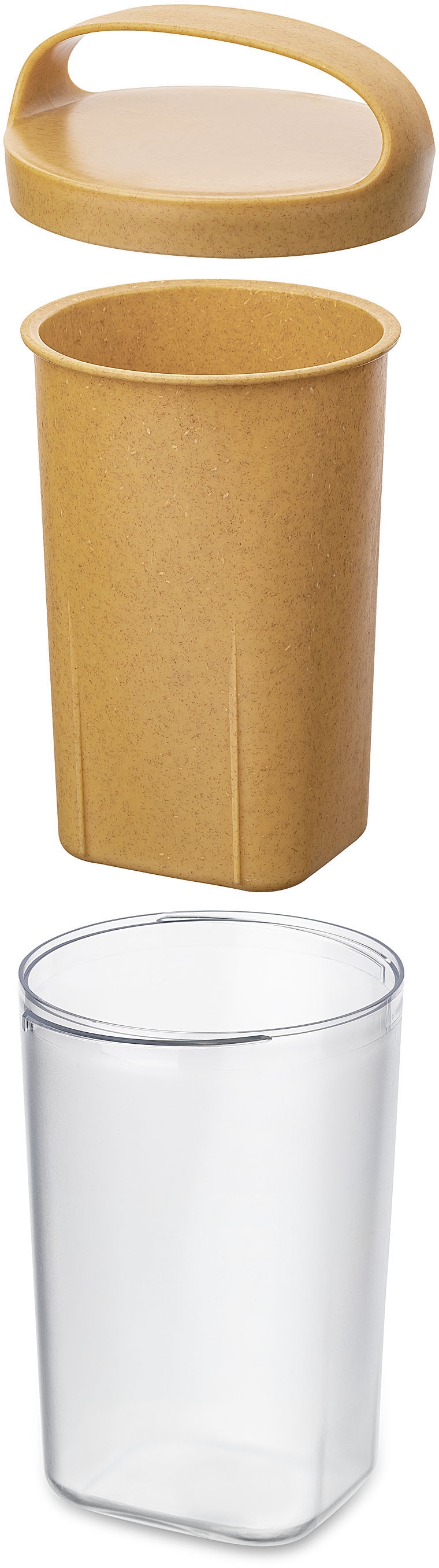 KOZIOL Frischhaltedose »BUDDY ISO«, (1 tlg.), spülmaschinengeeignet,melaminfrei,recycelbar 0.5L