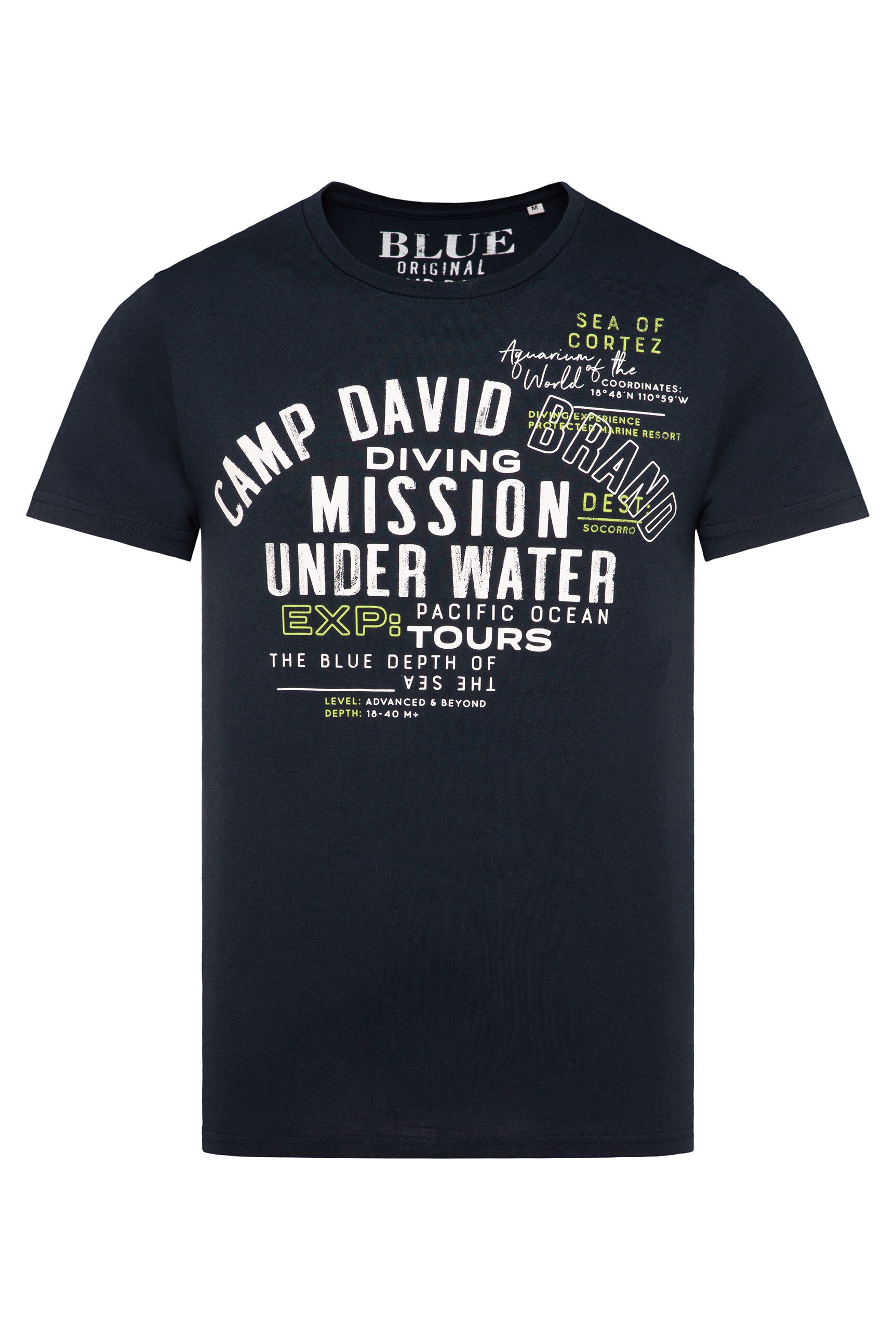 CAMP DAVID Rundhalsshirt, mit Baumwolle