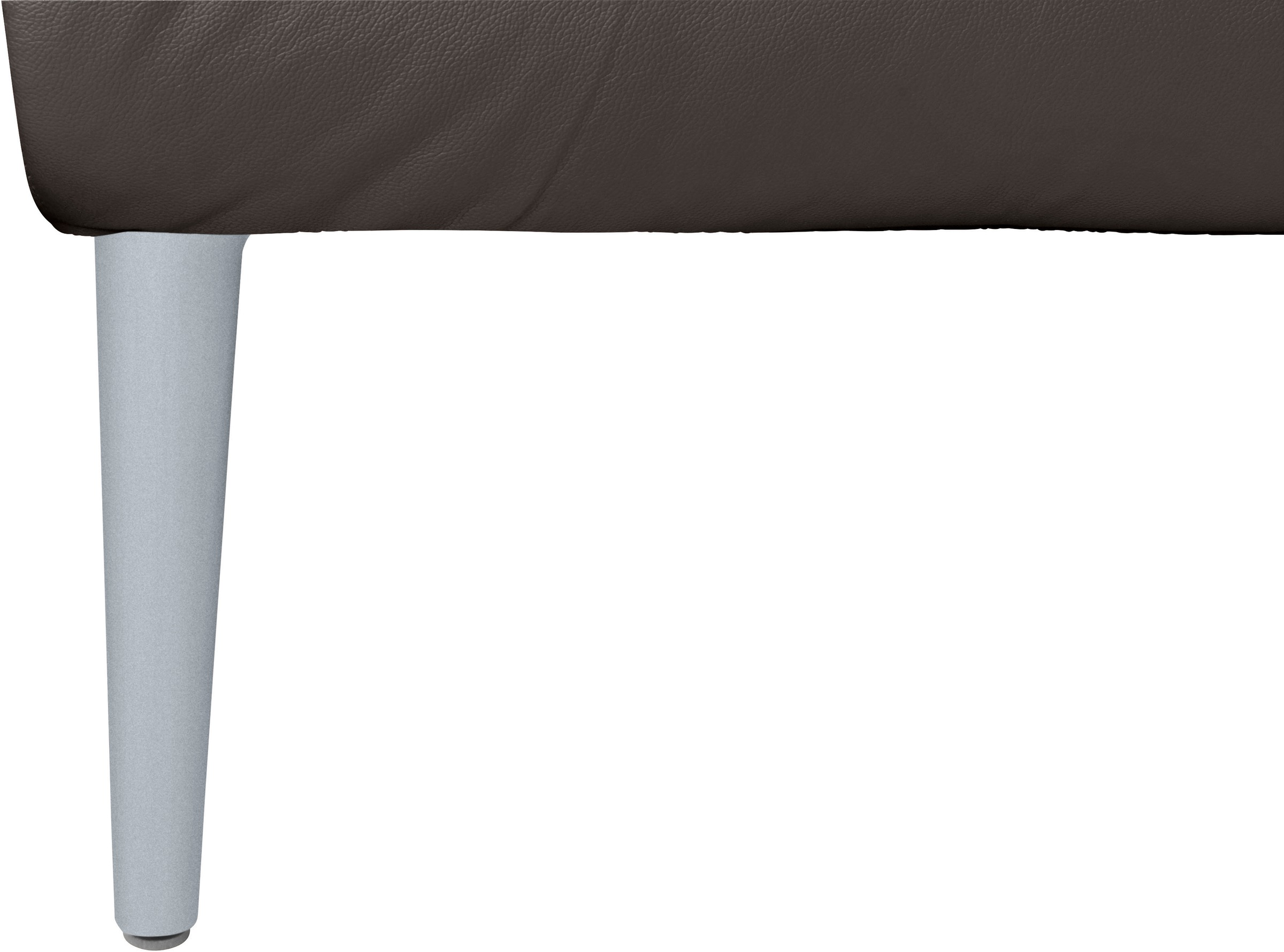 W.SCHILLIG Hocker »enjoy&MORE«, Füße silber matt, Breite 106 cm