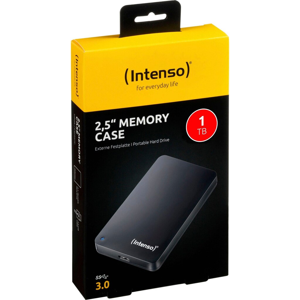 Intenso externe HDD-Festplatte »Memory Case«, 2,5 Zoll, Anschluss USB 3.0