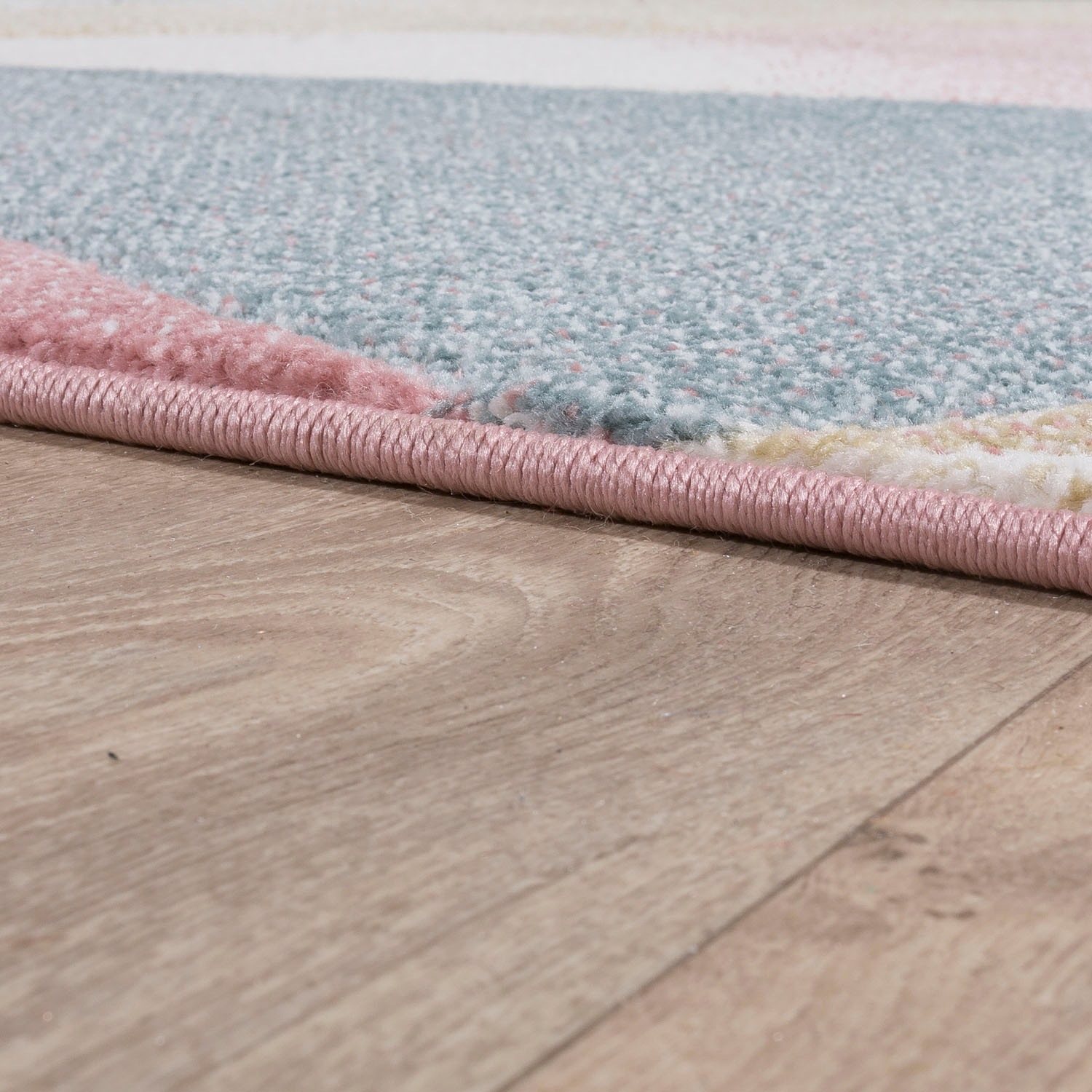Paco Home Kiliminis takelis »Kosy 310« rechteckig 15 mm aukštis Teppich-Läufer Trumpo plauko kilimas moderni Design Pastell-Farben