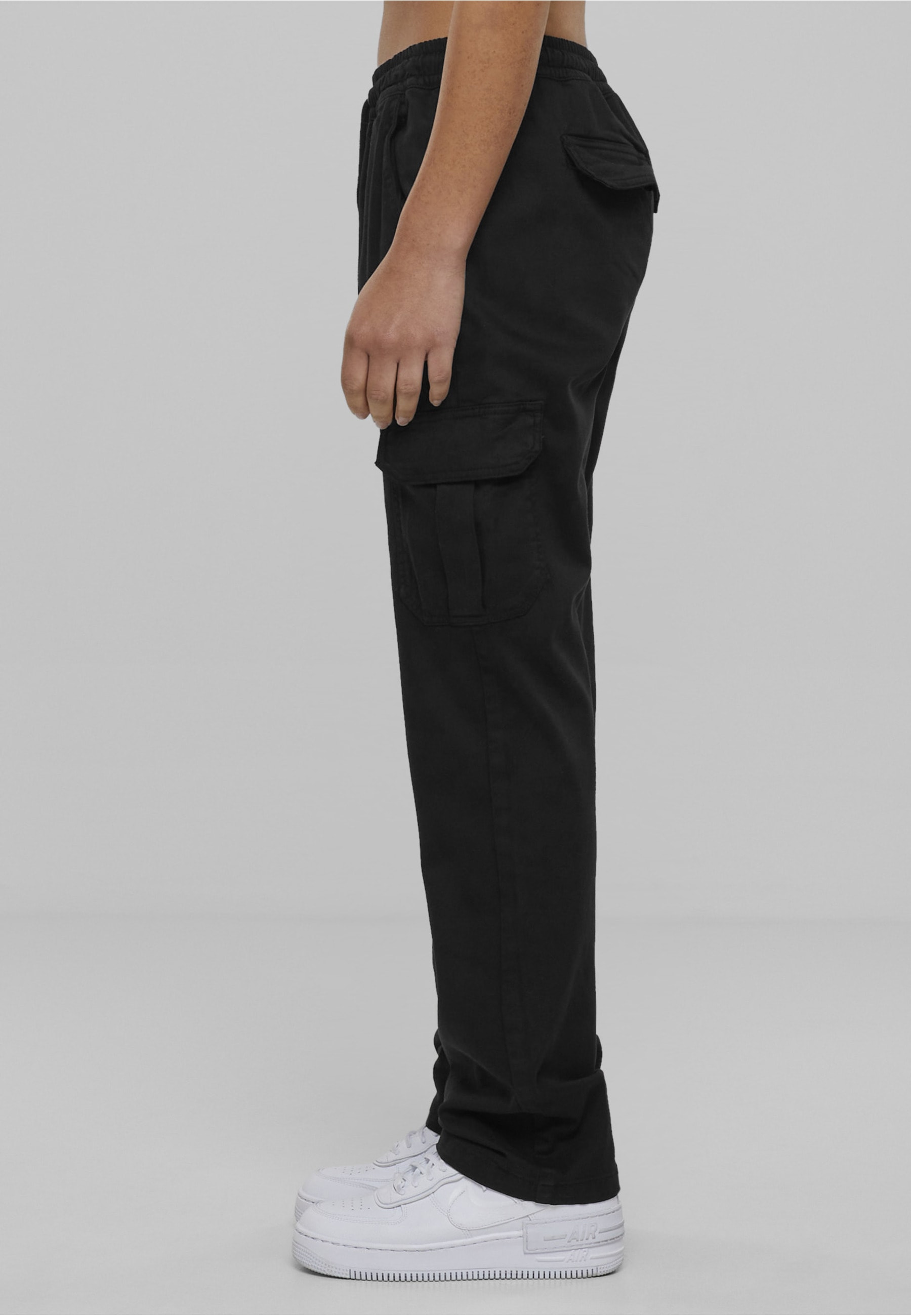 URBAN CLASSICS Cargohose »Urban Classics Damen Ladies High Waist Twill Cargo Pants«