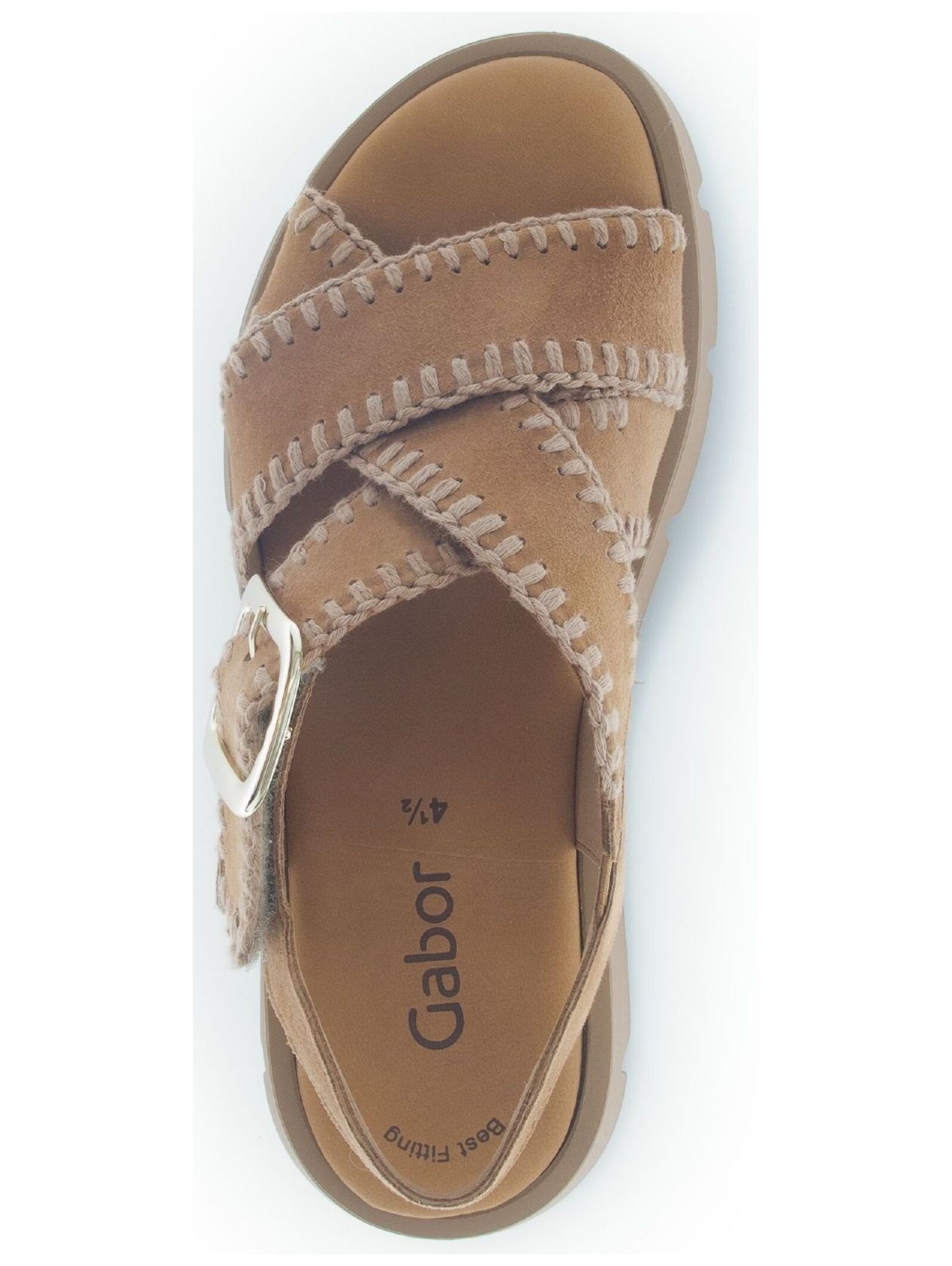 Gabor Plateausandaletten »Gabor Sandalen Leder«