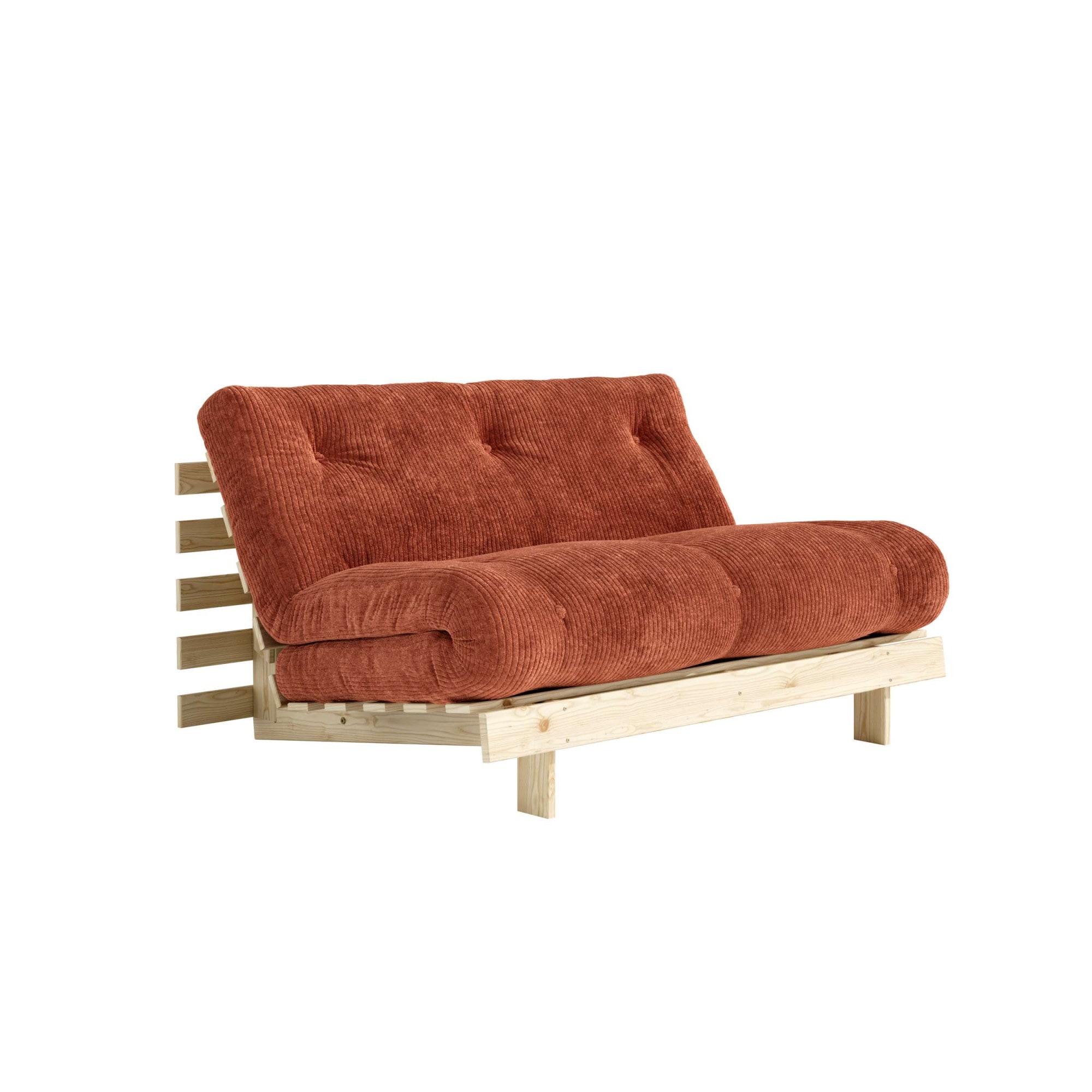 Karup Design Daybett "Roots Sofa Bed, Schlafsofa, Bettfunktion, FSC-Massivholz" Inkl. Futonmatratze, Made in Europe, langlebig, B: 140 oder 160 cm