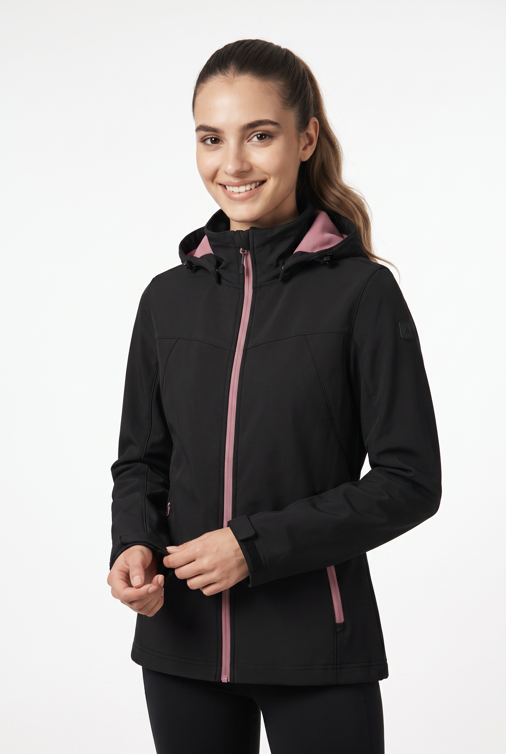Icepeak Softshelljacke "ICEPEAK BRENHAM" mit Kapuze Winddicht & Wasserabweisend & Atmungsaktiv