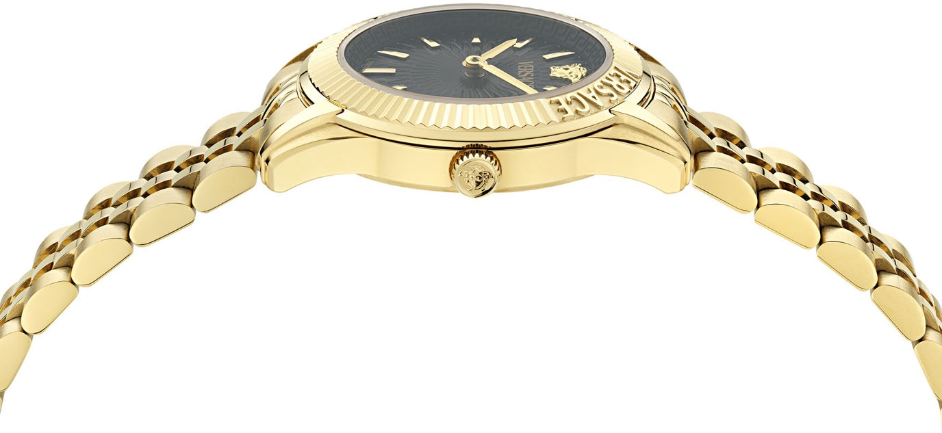 Versace Quarzuhr »GRECA TIME LADY 30 mm«, Armbanduhr, Damenuhr, Saphirglas, Swiss Made, analog