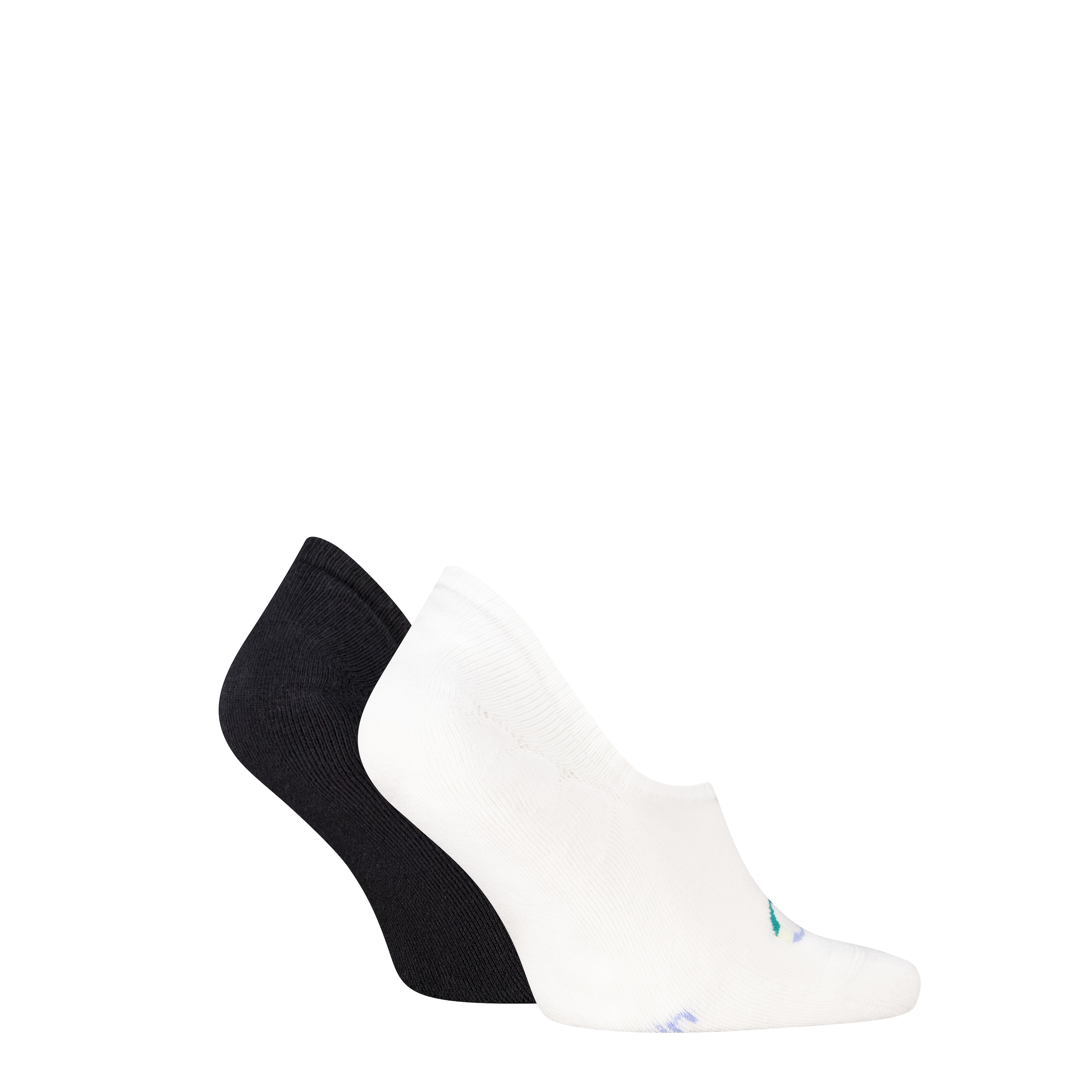 Calvin Klein Jeans Füßlinge »CKJ MEN FOOTIE HIGH CUT MONOGRAM« 2 Paar, 2 Paar tlg. hoch geschnittene Silhouette, Cotton-Mix