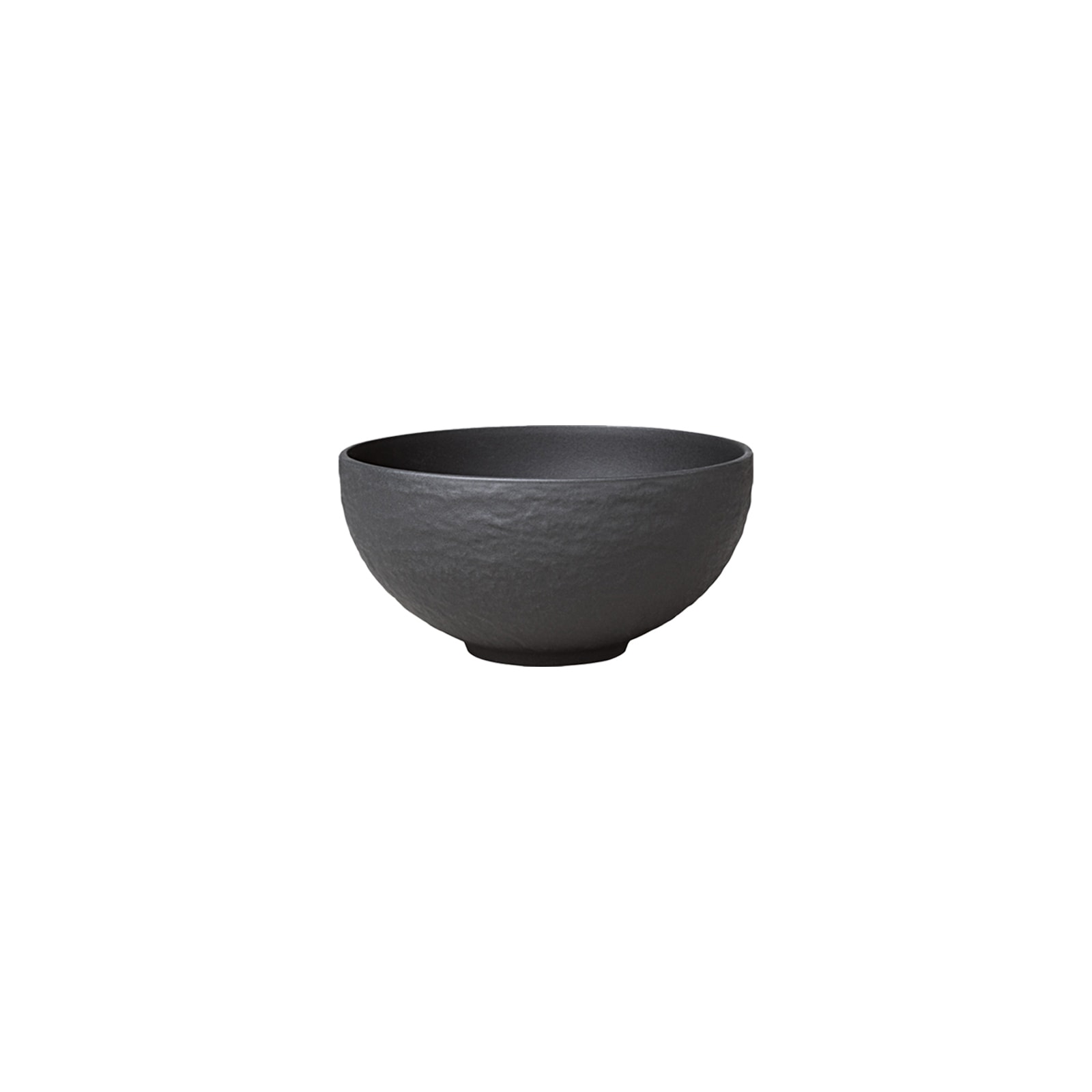 Villeroy & Boch Suppenteller »Suppen Bol Manufacture Rock Ø 12,5 cm 4er Set schwarz«