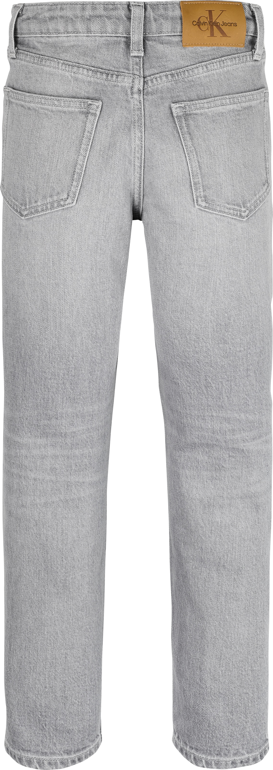 Calvin Klein Jeans 5-Pocket-Jeans »BARREL SALT&PEPPER GREY« für Kinder bis 16 Jahre, Straight Fit, stone washed