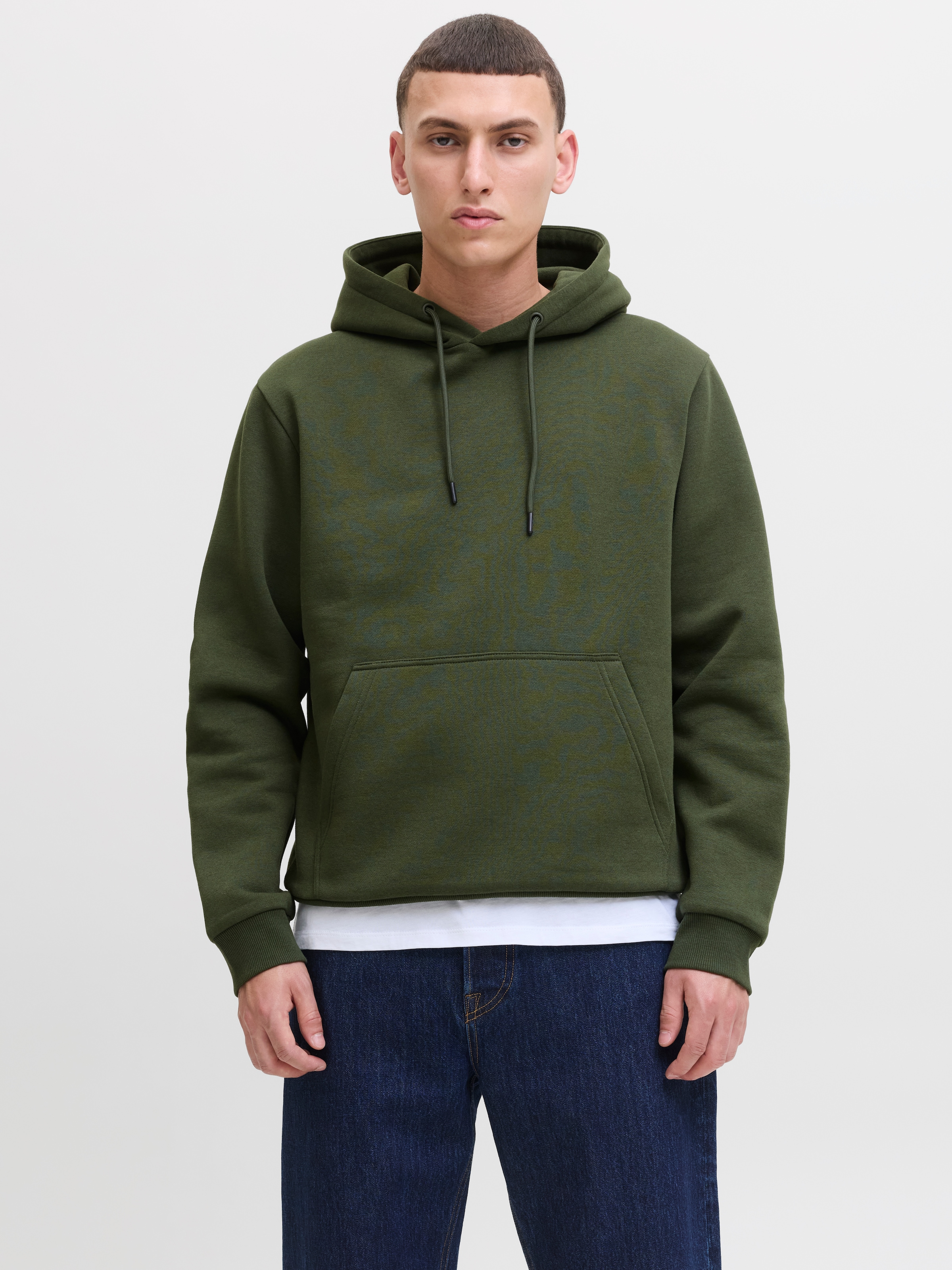 Jack & Jones Kapuzensweatshirt "JJEBRADLEY SWEAT HOOD NOOS", mit Känguru Ta günstig online kaufen