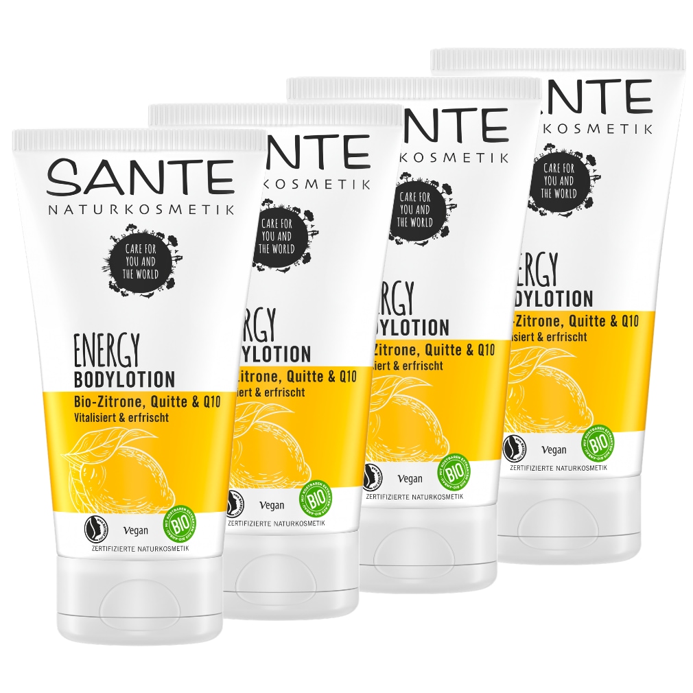 SANTE Bodylotion »Energy Bodylotion Bio-Zitrone, Quitte & Q10« Bodylotion, für die tägliche Körperpflege, feuchtigkeitsspendend