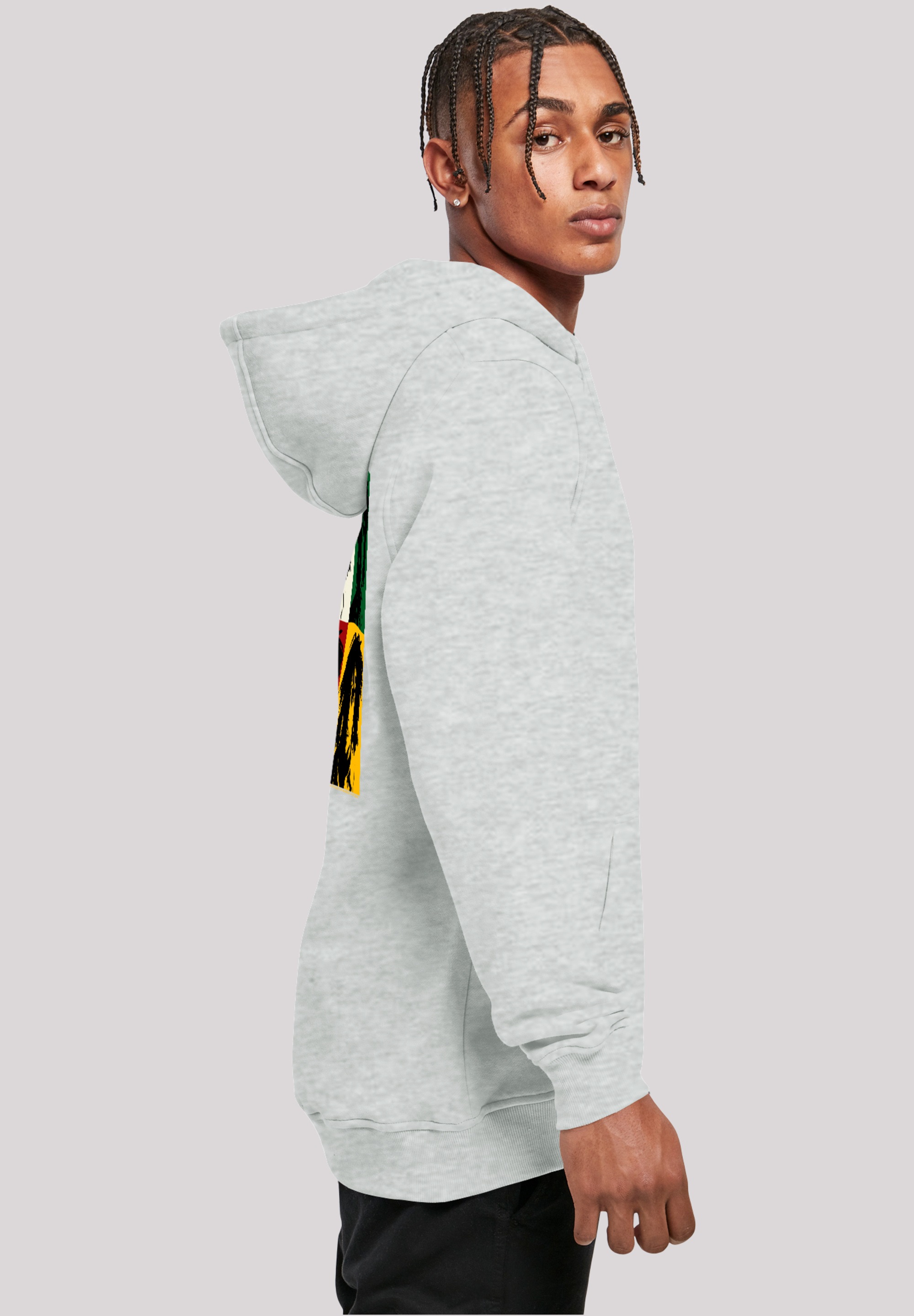 F4NT4STIC Kapuzenpullover »Bob Marley Colour Blocks Two Sleeves Reggae Music«, Premium Qualität