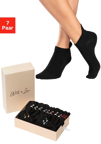 LASCANA Sneakersocken (Set 7 Paar Box) su klei...