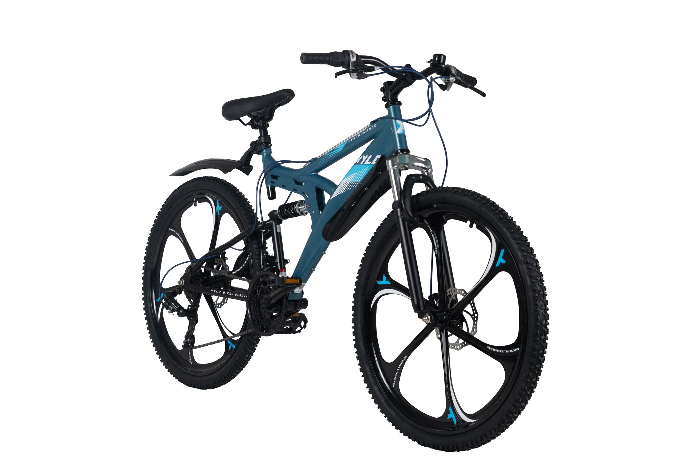 WYLD Mountainbike 21 Gang Shimano Tourney Schaltwerk Kettenschaltung