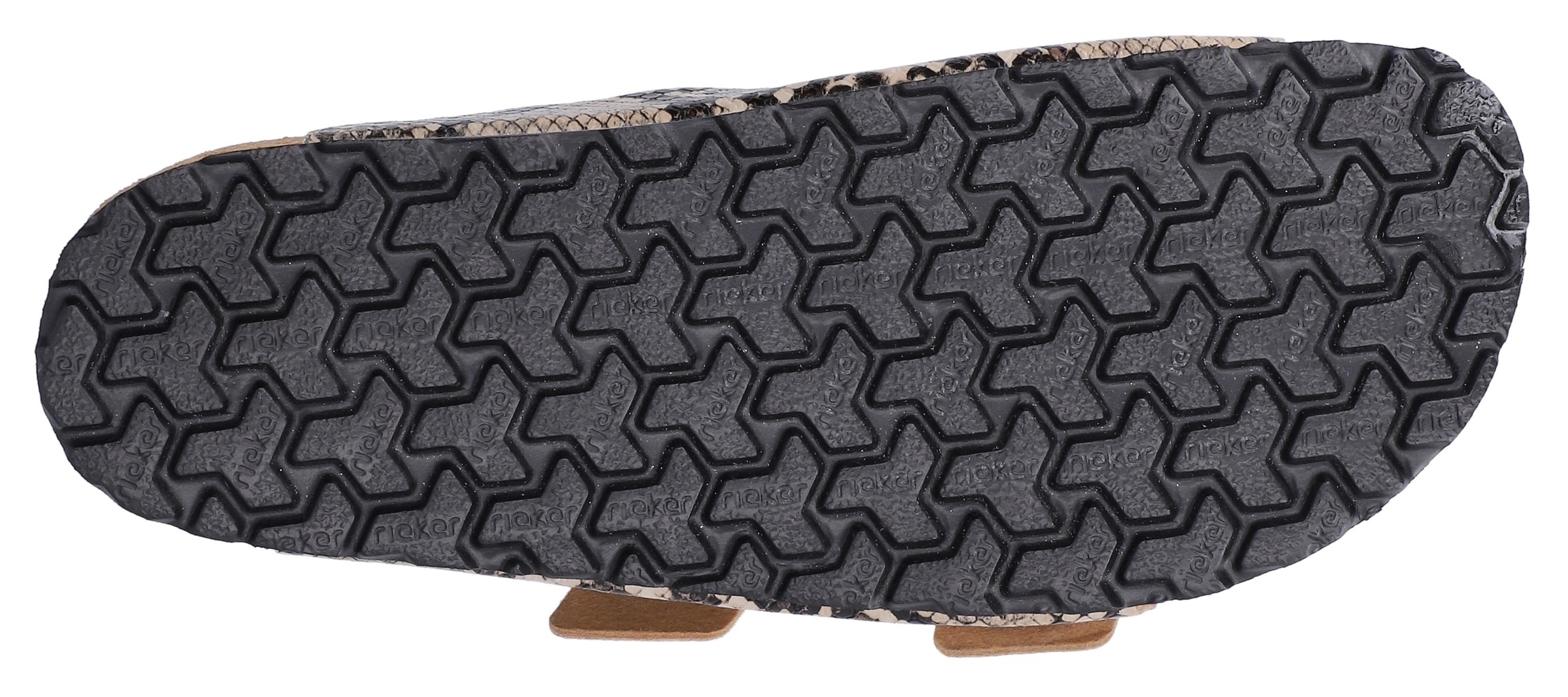 Rieker Pantolette  Sommerschuh, Strandschuh, Hausschuh mit verstellbaren Schnallen