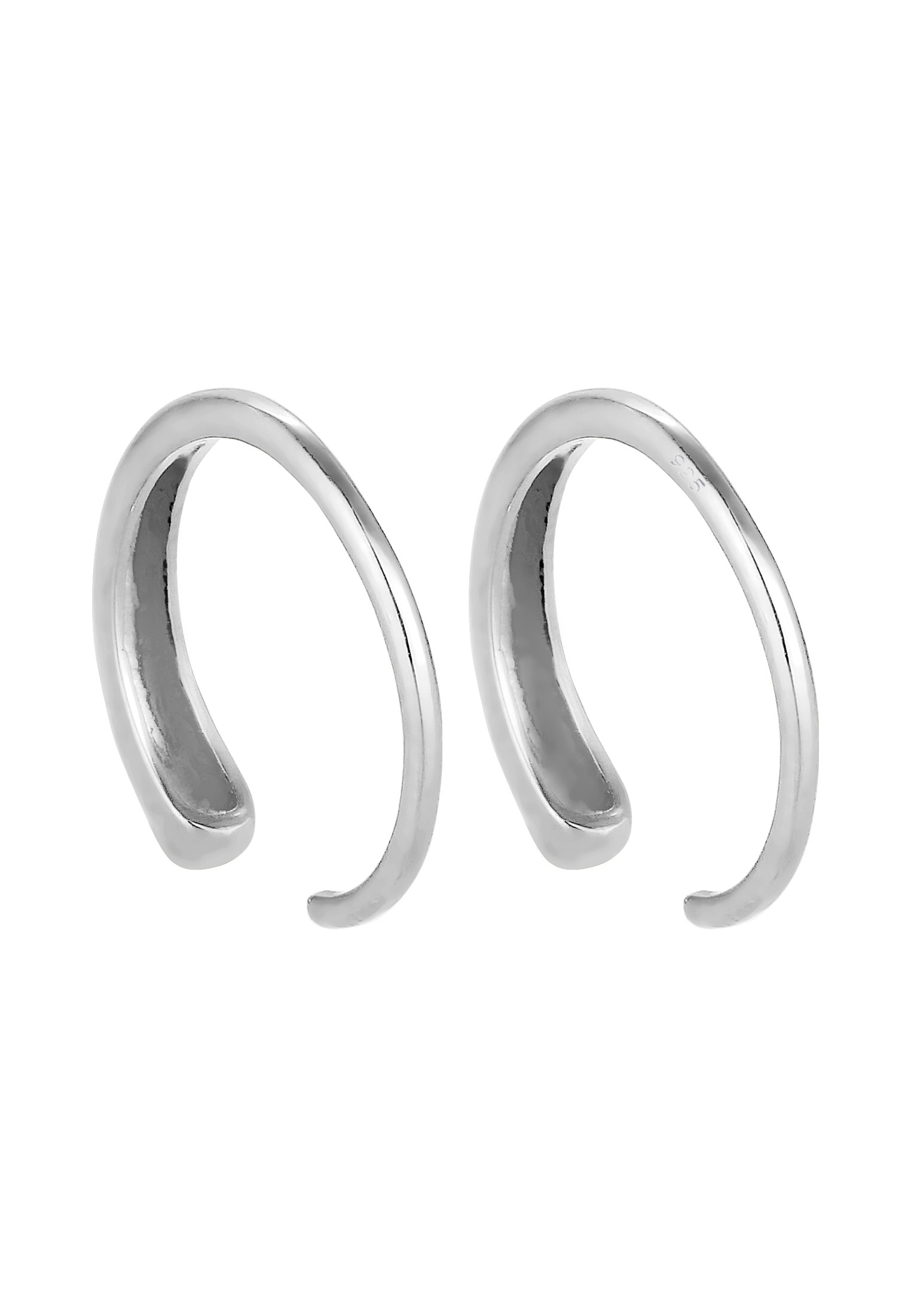 Elli Paar Creolen »Creolen Ohrhänger 925 Sterling Silber«