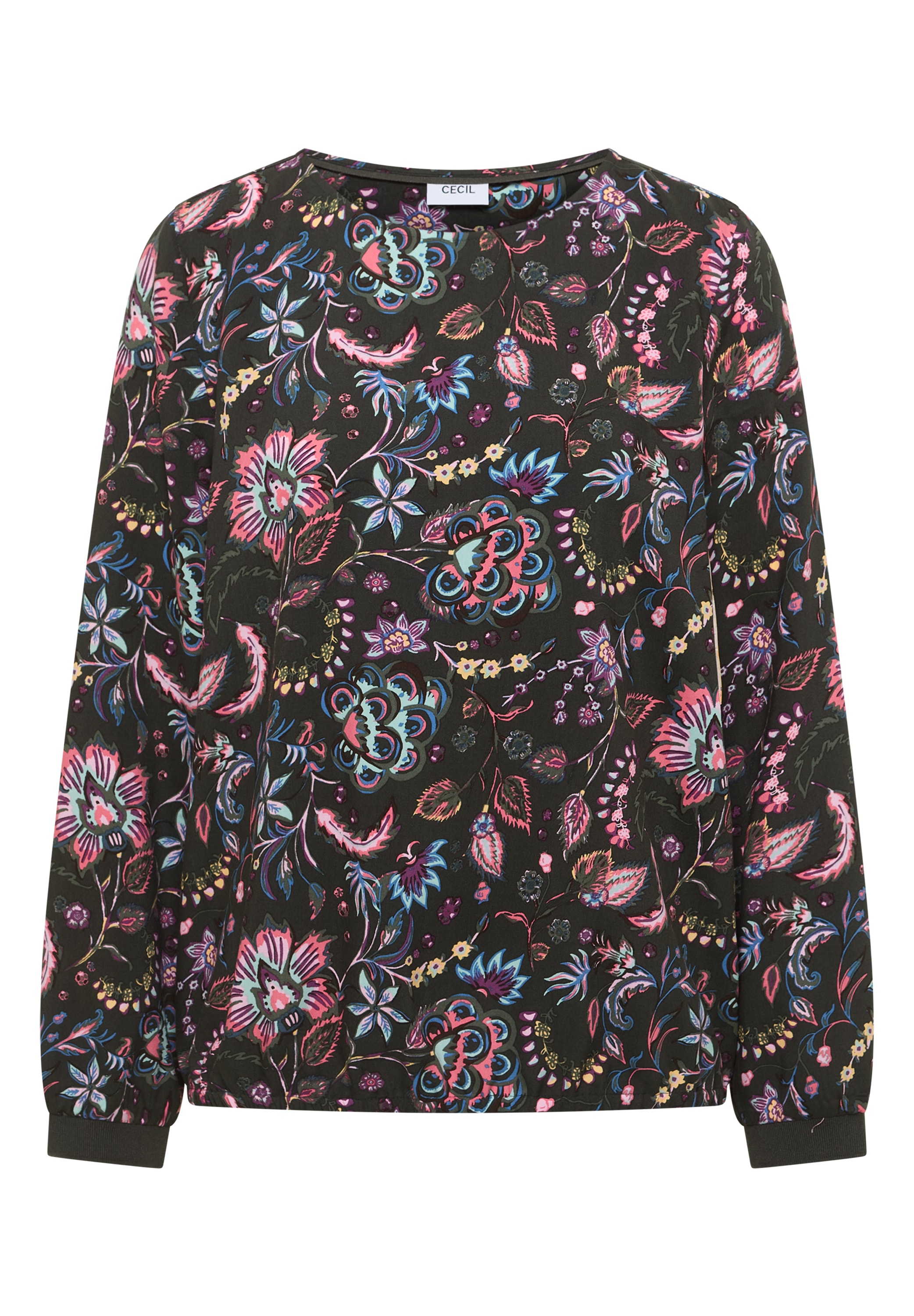Cecil Langarmbluse aus softer Viskose