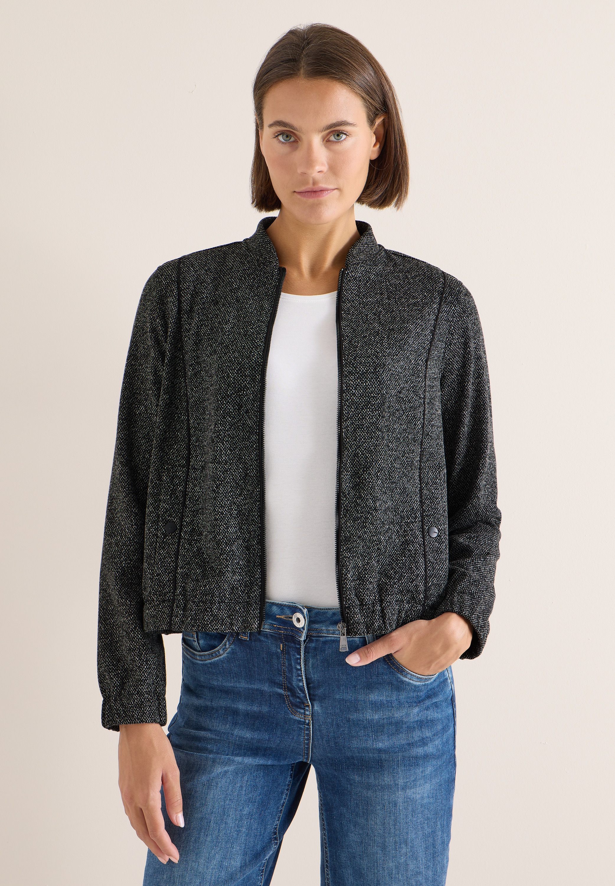 Cecil Blouson ohne Kapuze mit Stehkragen günstig online kaufen