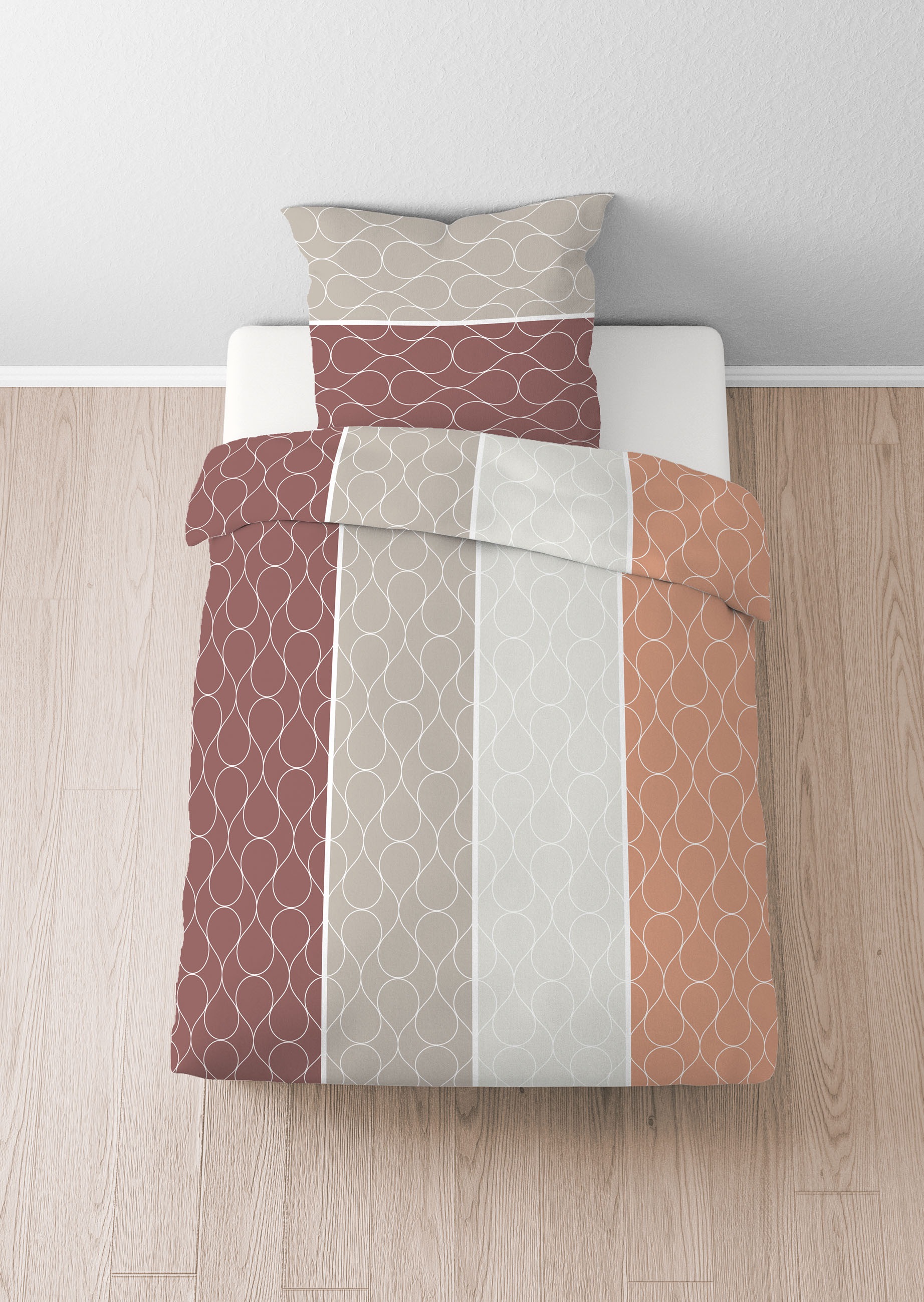 Castell - Markenbettwäsche Bettwäsche "0351108" 2 Stk. tlg. Poly-Cotton, wo günstig online kaufen