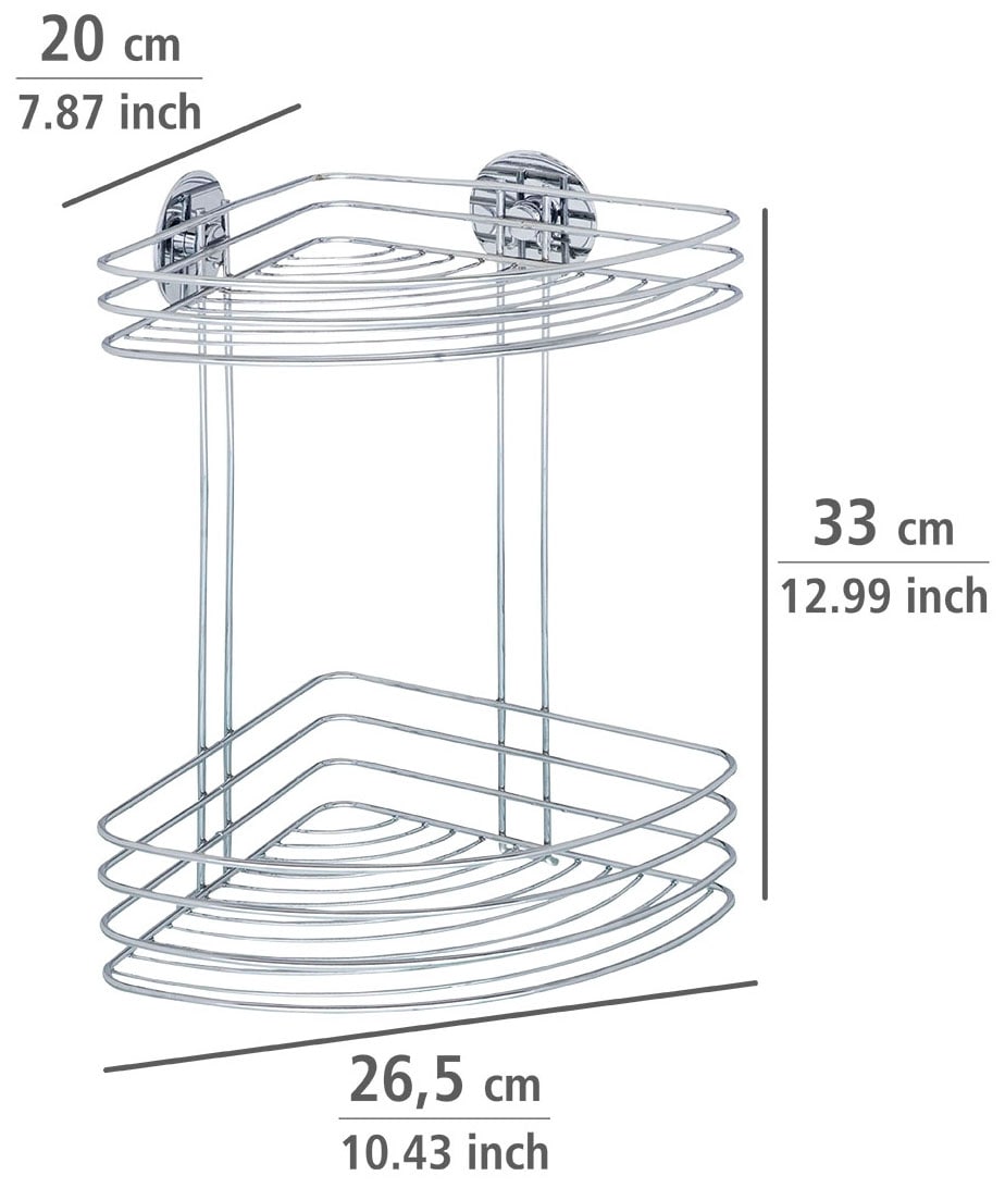 WENKO Duschablage »Eckregal«, 2 Etagen kaufen | BAUR