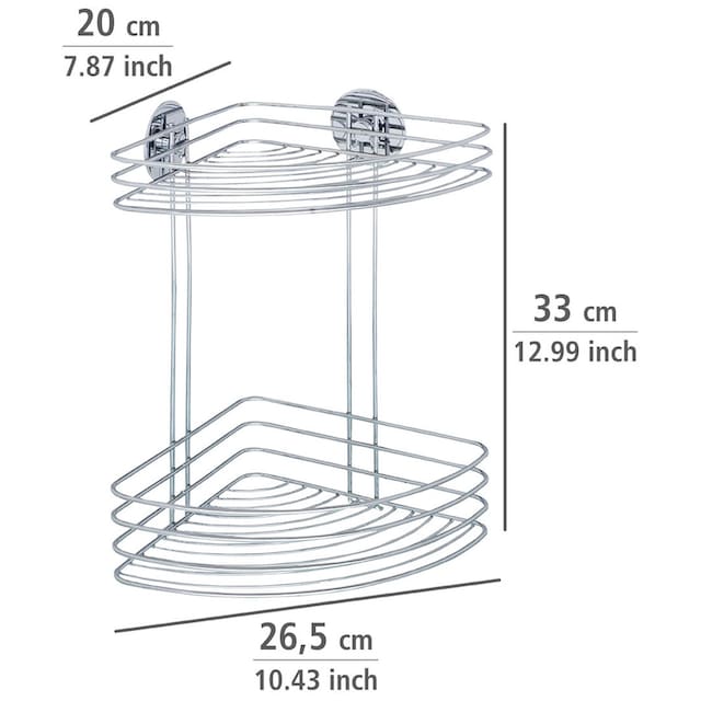 WENKO Duschablage »Eckregal«, 2 Etagen kaufen | BAUR