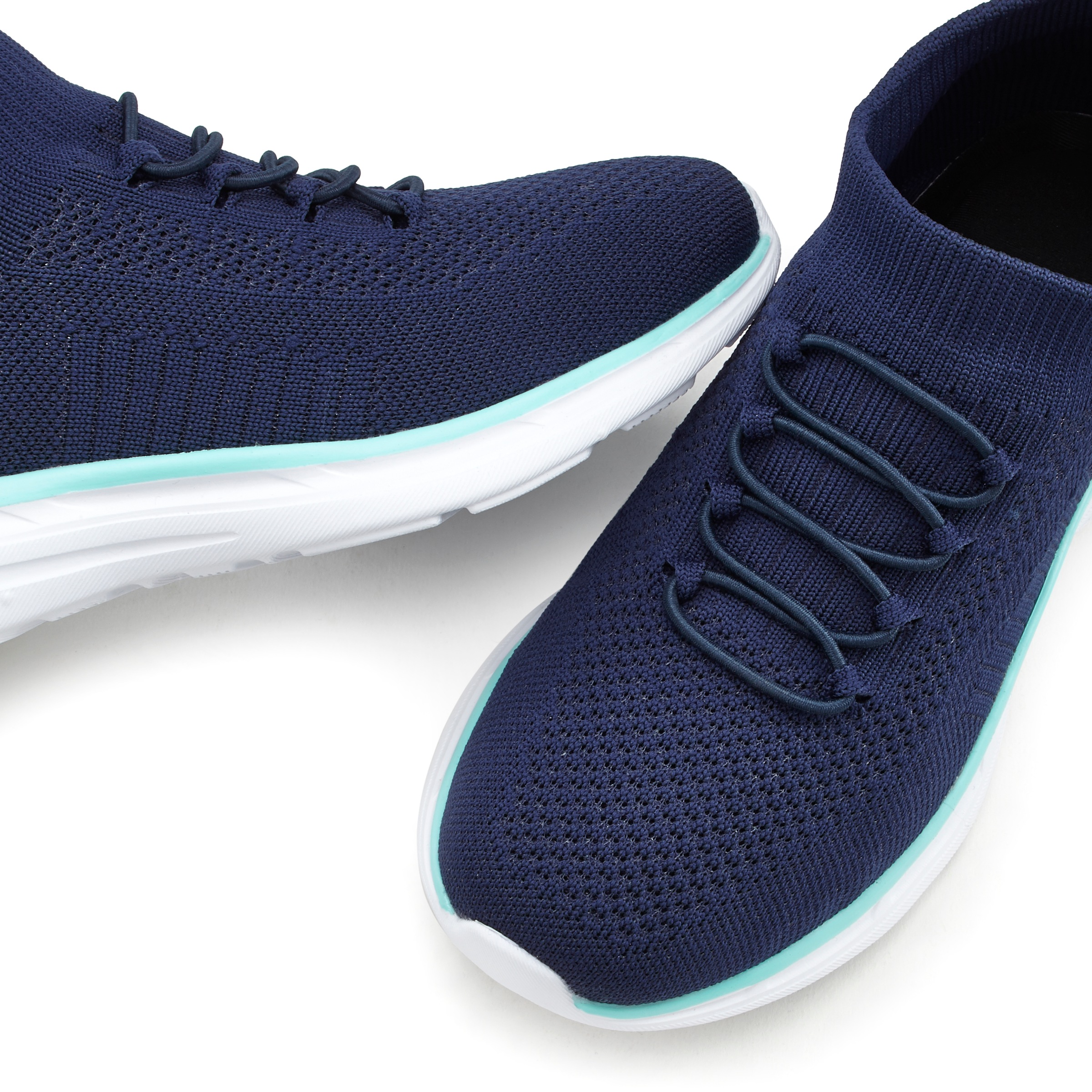 Sneaker LASCANA "Slipper, Halbschuh, Turnschuhe, Slip-On-Sneaker, bequem", Damen, Gr. 42, blau (marine), Obermaterial: 100% Textilmaterial. Decksohle: 100% Textilmaterial. Futter: 100% Textilmaterial. Laufsohle: 100% Synthetik, unifarben, Basic, Schuhe Sn 3