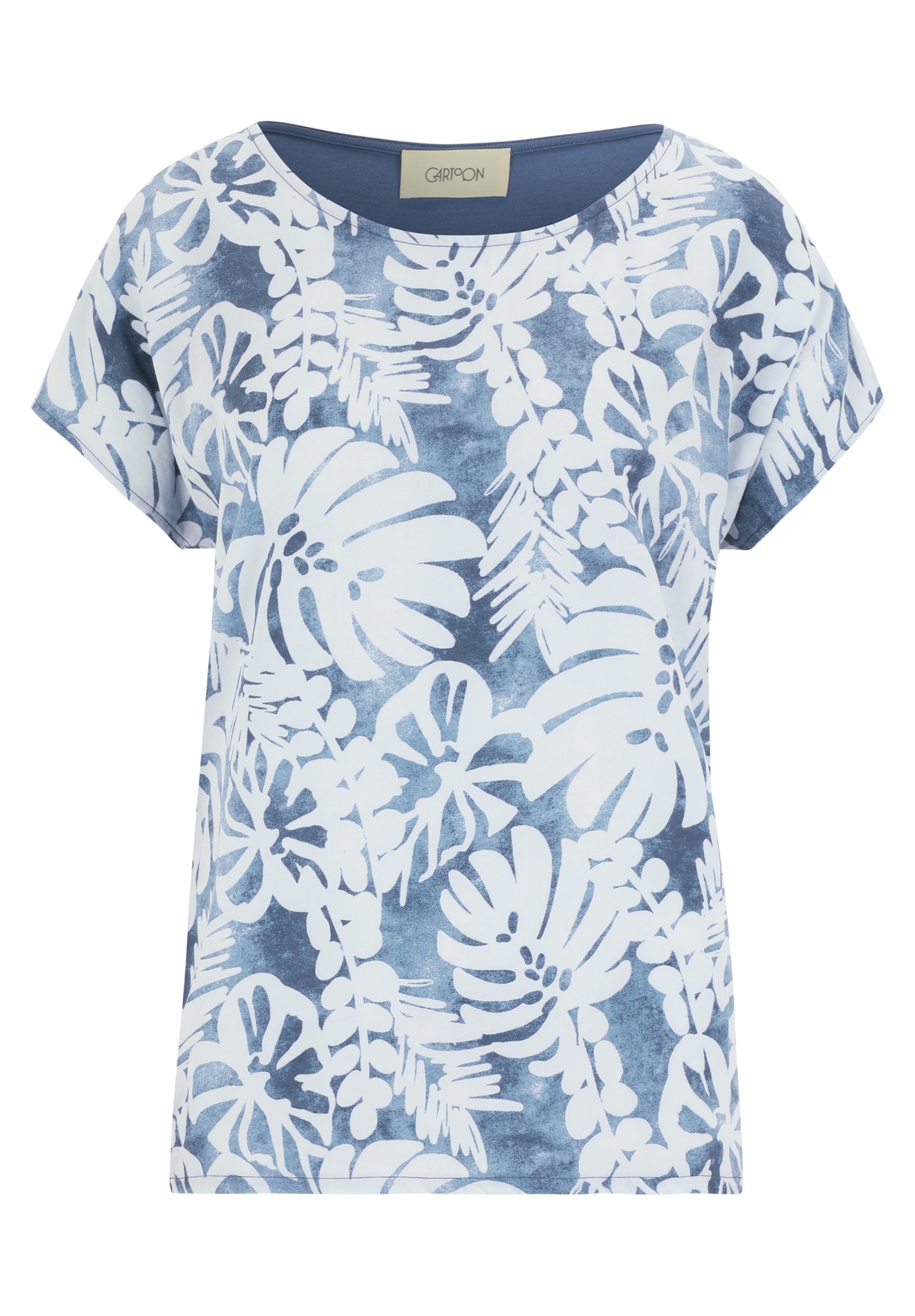 Cartoon Kurzarmshirt »Cartoon Casual-Shirt mit Print«, (1 tlg.), Muster