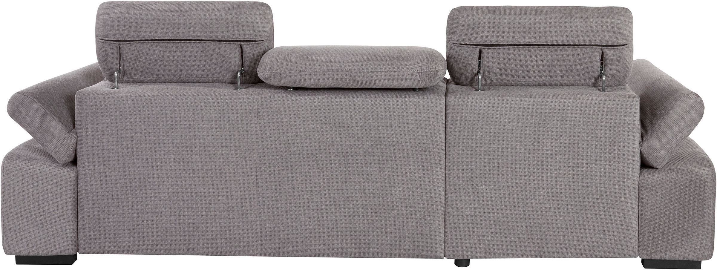 COTTA Ecksofa »Lola L-Form«, (Set, mit Hocker), mit Hocker & Kopfteilfunktion, wahlw. Bett- und Armteilfunktion