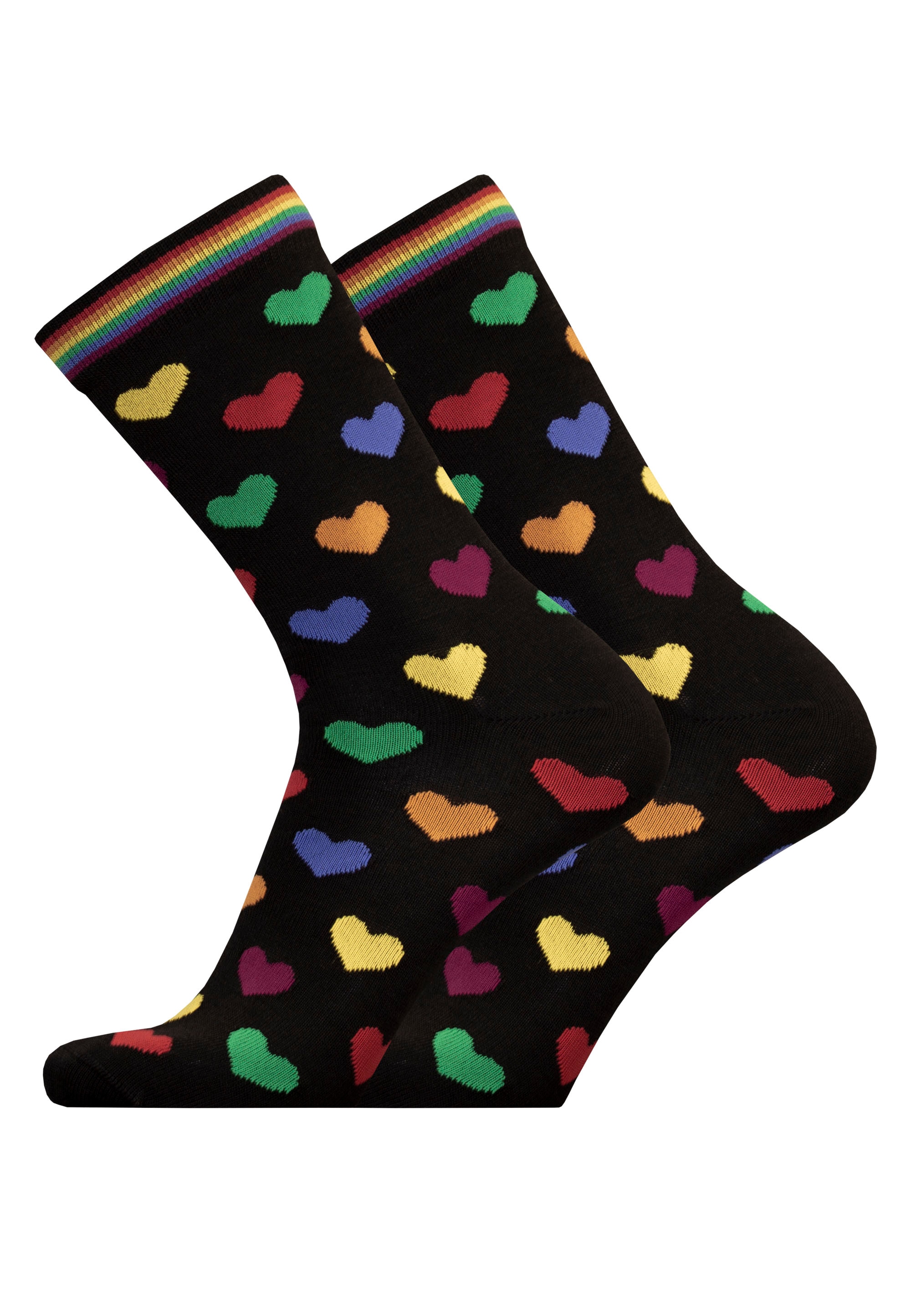 UphillSport Socken "RAINBOW HEARTS 2er Pack" 2 Stk. tlg. mit niedlichen Her günstig online kaufen