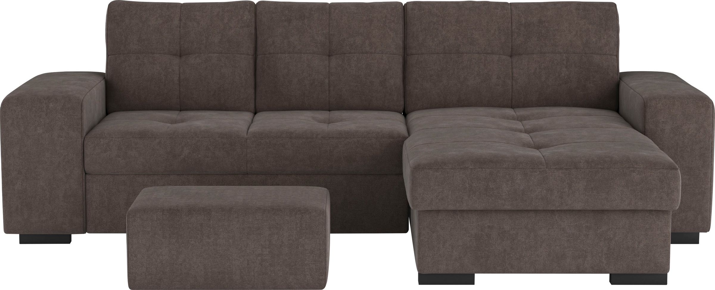 COTTA Ecksofa "Mattina L-Form", mit Hocker, wahlweise mit Bettfunktion & Be günstig online kaufen
