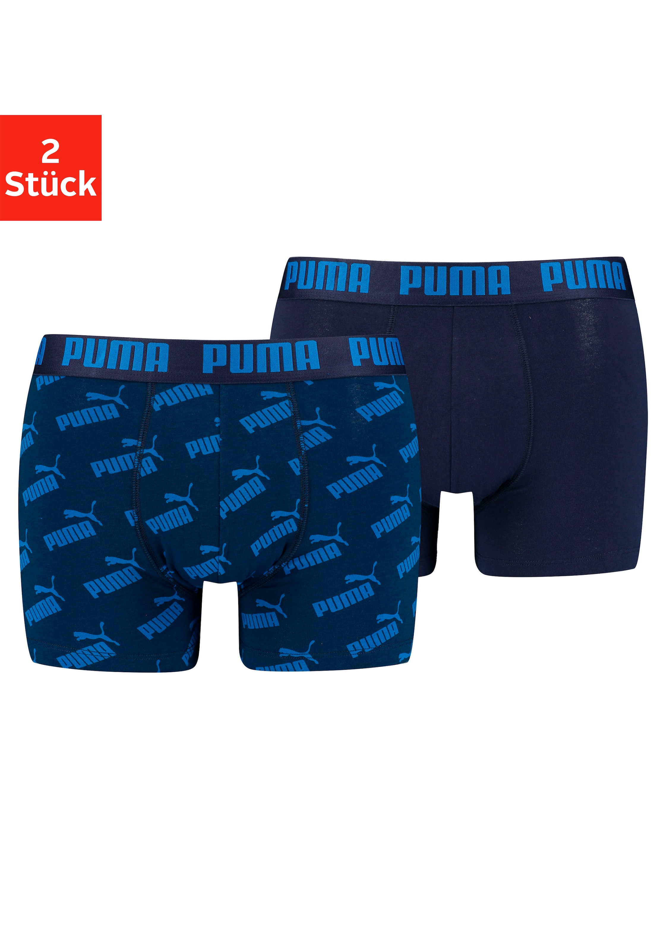 PUMA Boxer, (Packung, 2er-Pack), mit breitem Logobund günstig online kaufen