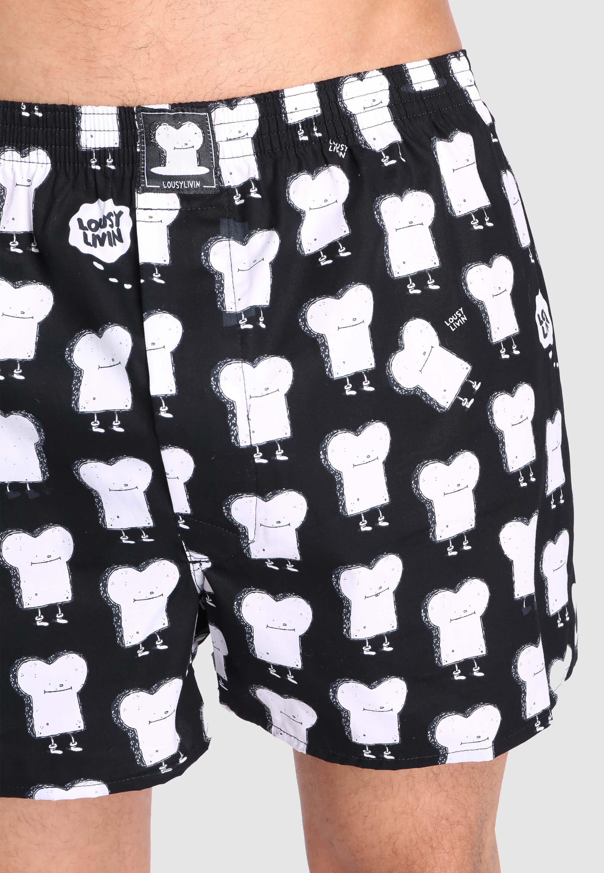 Lousy Livin Boxershorts »Toast Zitrone«, mit coolen Comic-Motiven