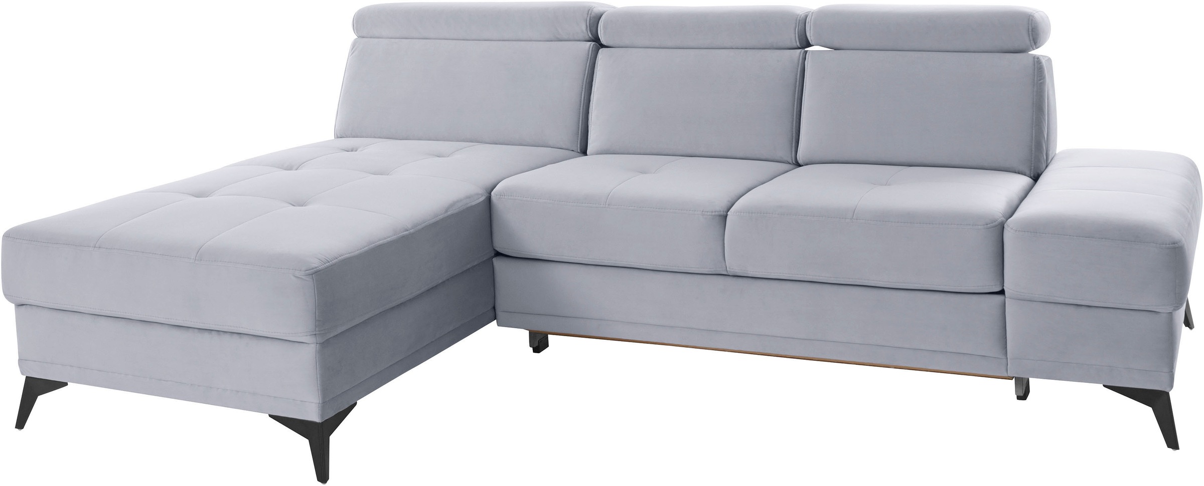 INOSIGN Ecksofa »Cardiz L-Form«, inkl.Kopfteilverstellung und Federkern wahlweise mit Bettfunktion