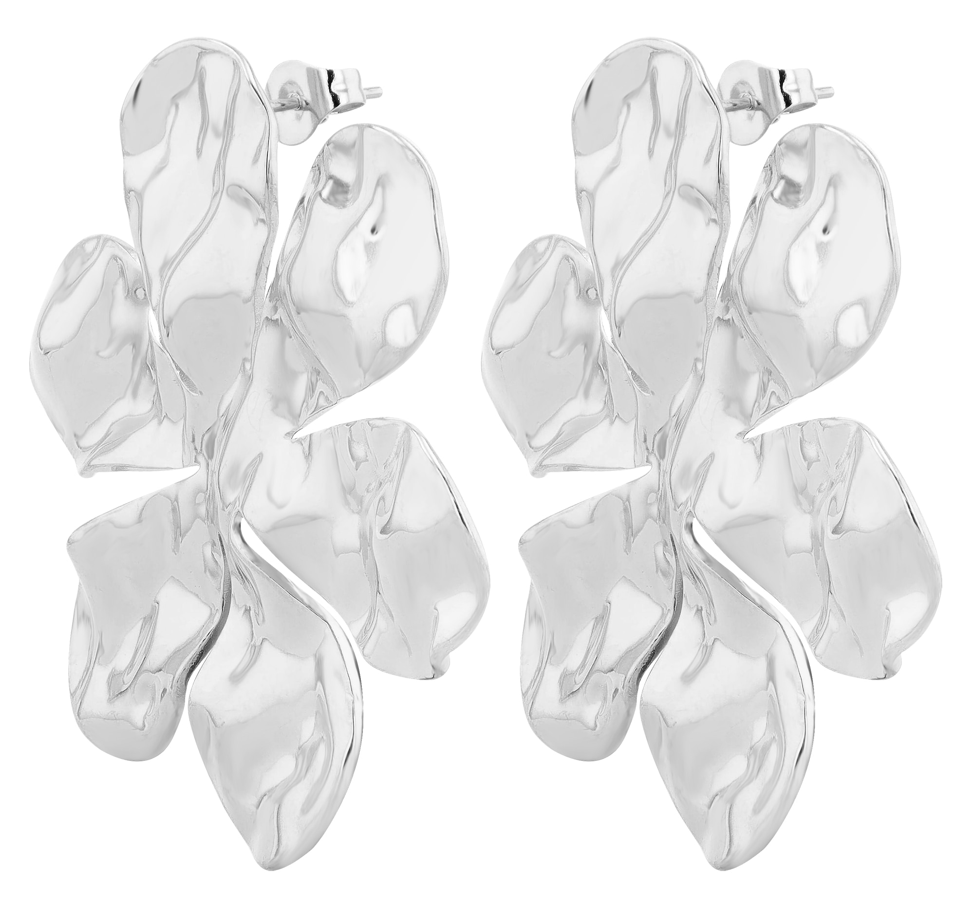 Adelia´s Paar Ohrhänger "Damen Ohrringe – Ohrstecker Blume aus Edelstahl" Z günstig online kaufen