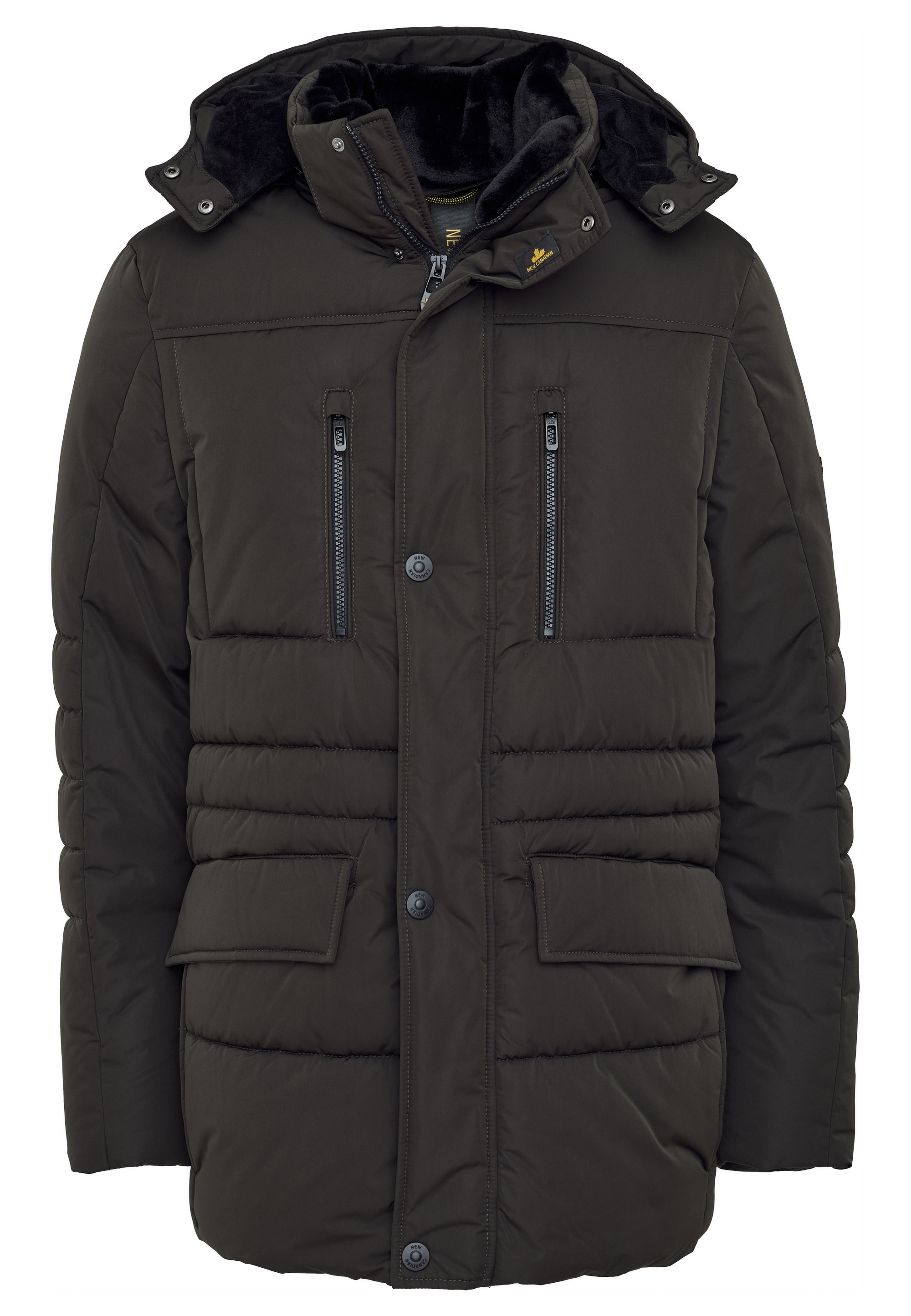 New Canadian Outdoorjacke »dry iQ-Funktionsjacke«, mit abnehmbarem Fellkragen