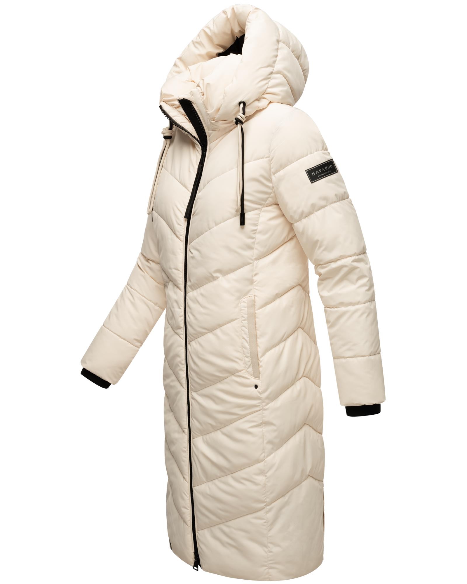 Navahoo Steppmantel »Sahnekatzii XIV«, Schicker Wintermantel mit kuschlig warm wattiertem Kragen