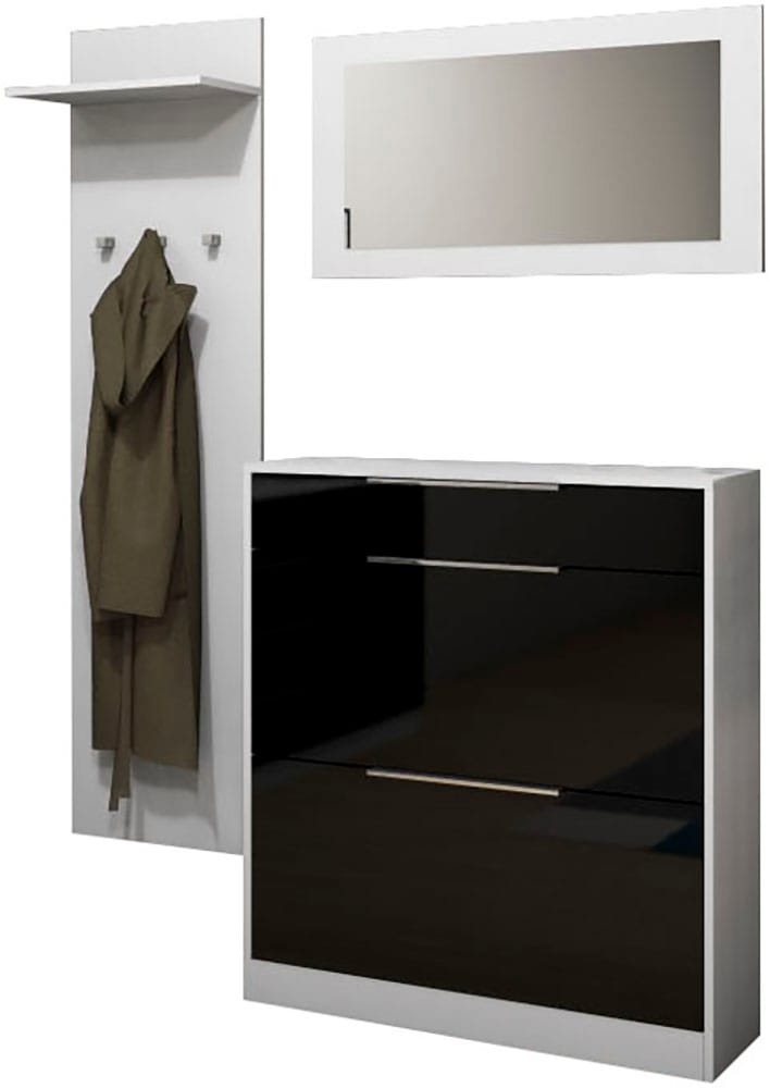 borchardt Möbel Garderoben-Set "Oliva, Schuhschrank, Spiegel, Garderobenpan günstig online kaufen