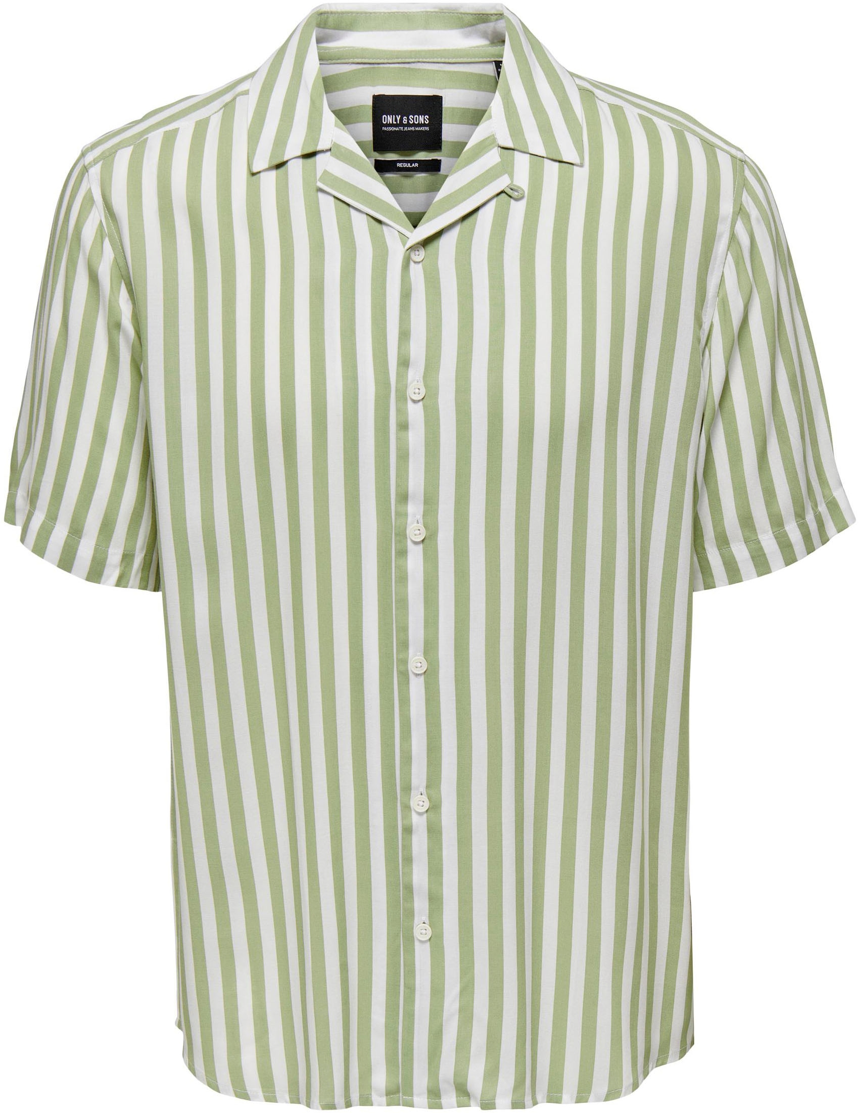 ONLY & SONS Kurzarmhemd »ONSWAYNE LIFE SS VISCOSE«